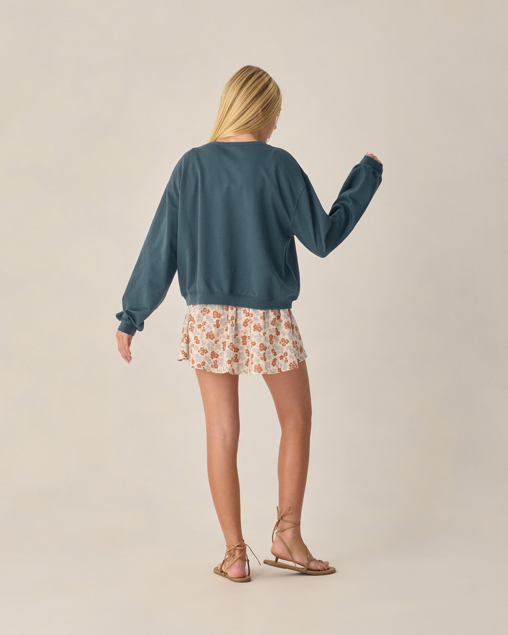 Teen Pier Sweatshirt Navy - Rylee + Cru | Kids Clothes | Trendy Baby Clothes | Modern Infant Outfits |