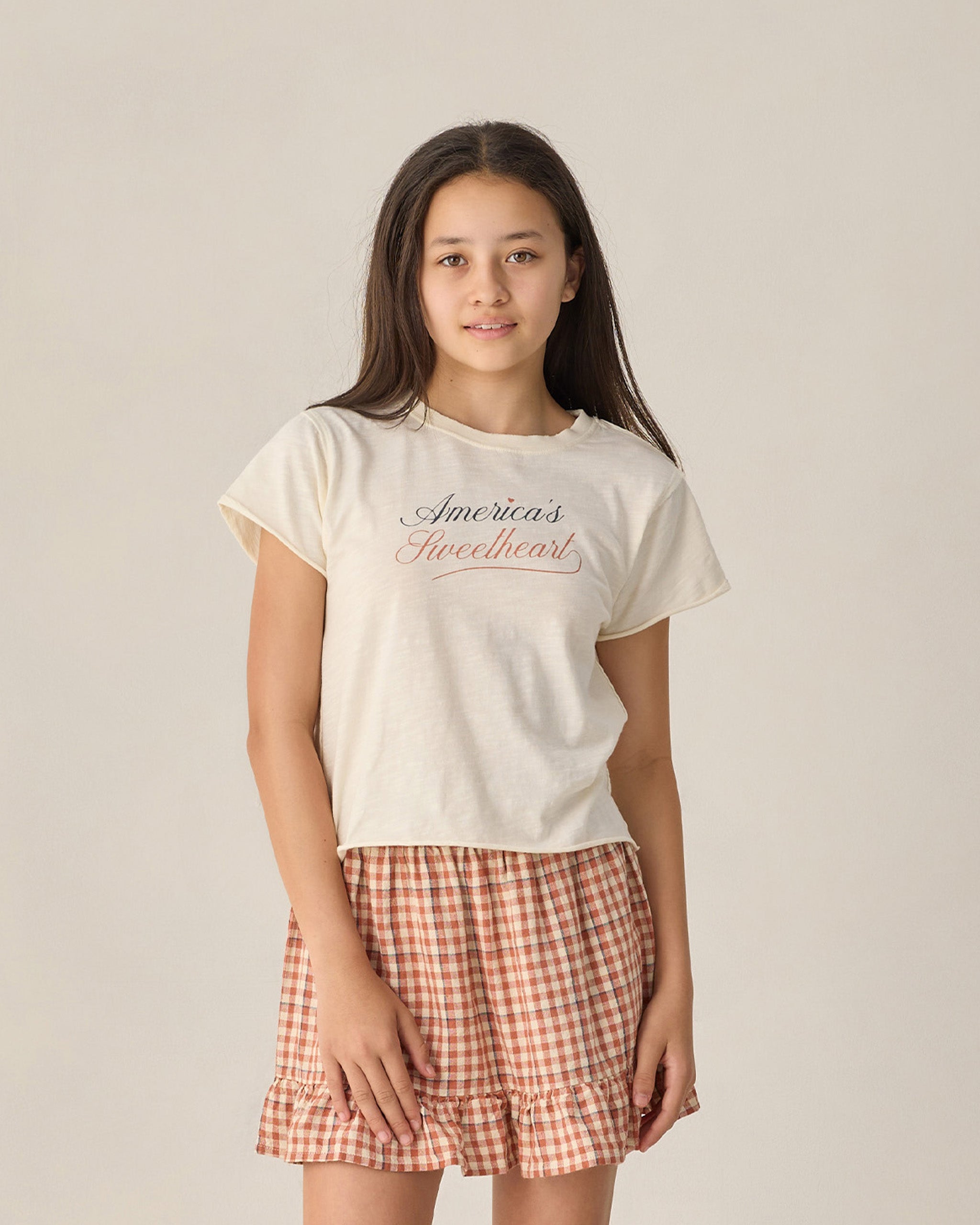 Teen Vintage Tee Americas Sweetheart - Rylee + Cru | Kids Clothes | Trendy Baby Clothes | Modern Infant Outfits |