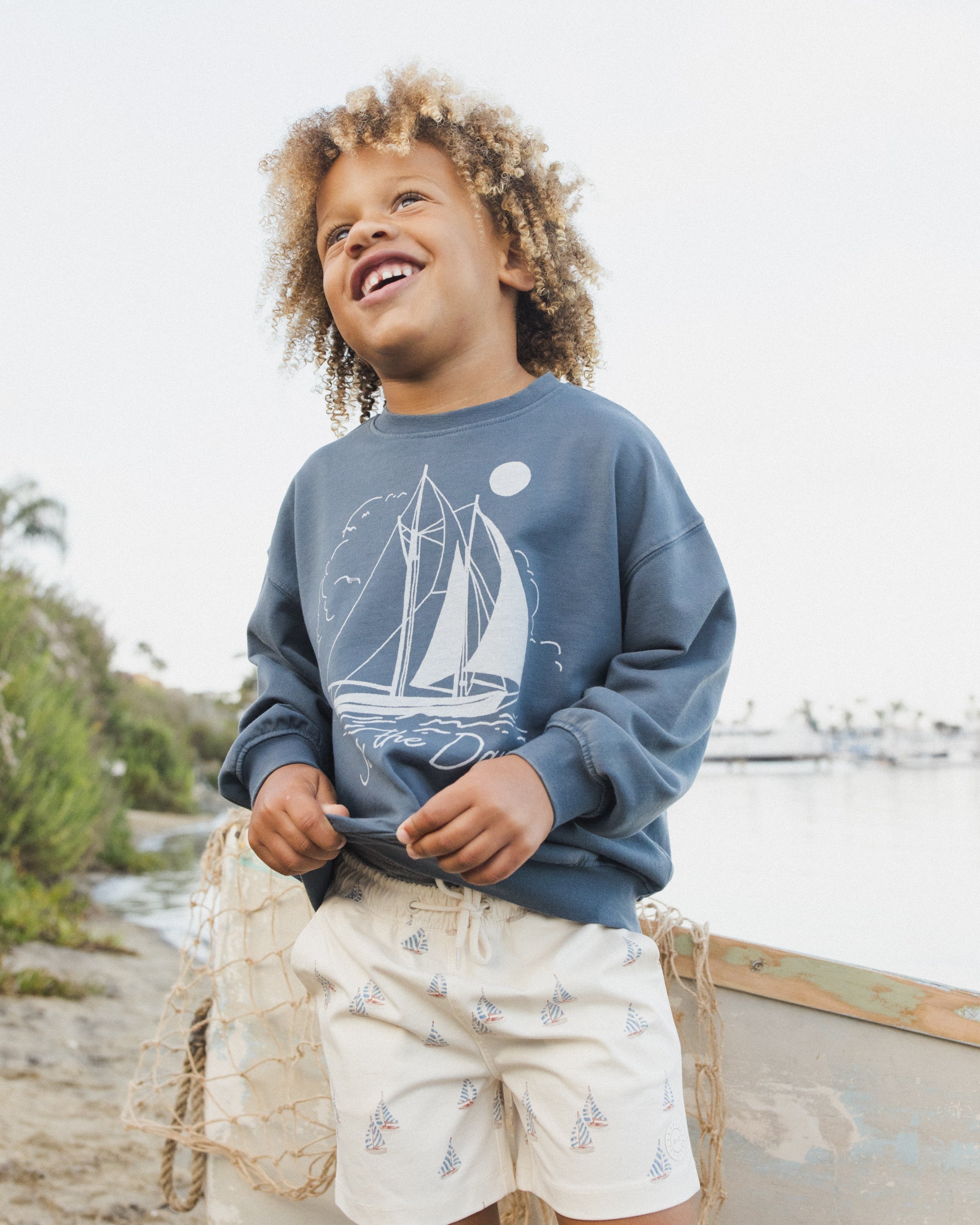 Boardshort Sail - Rylee + Cru | Kids Clothes | Trendy Baby Clothes | Modern Infant Outfits |