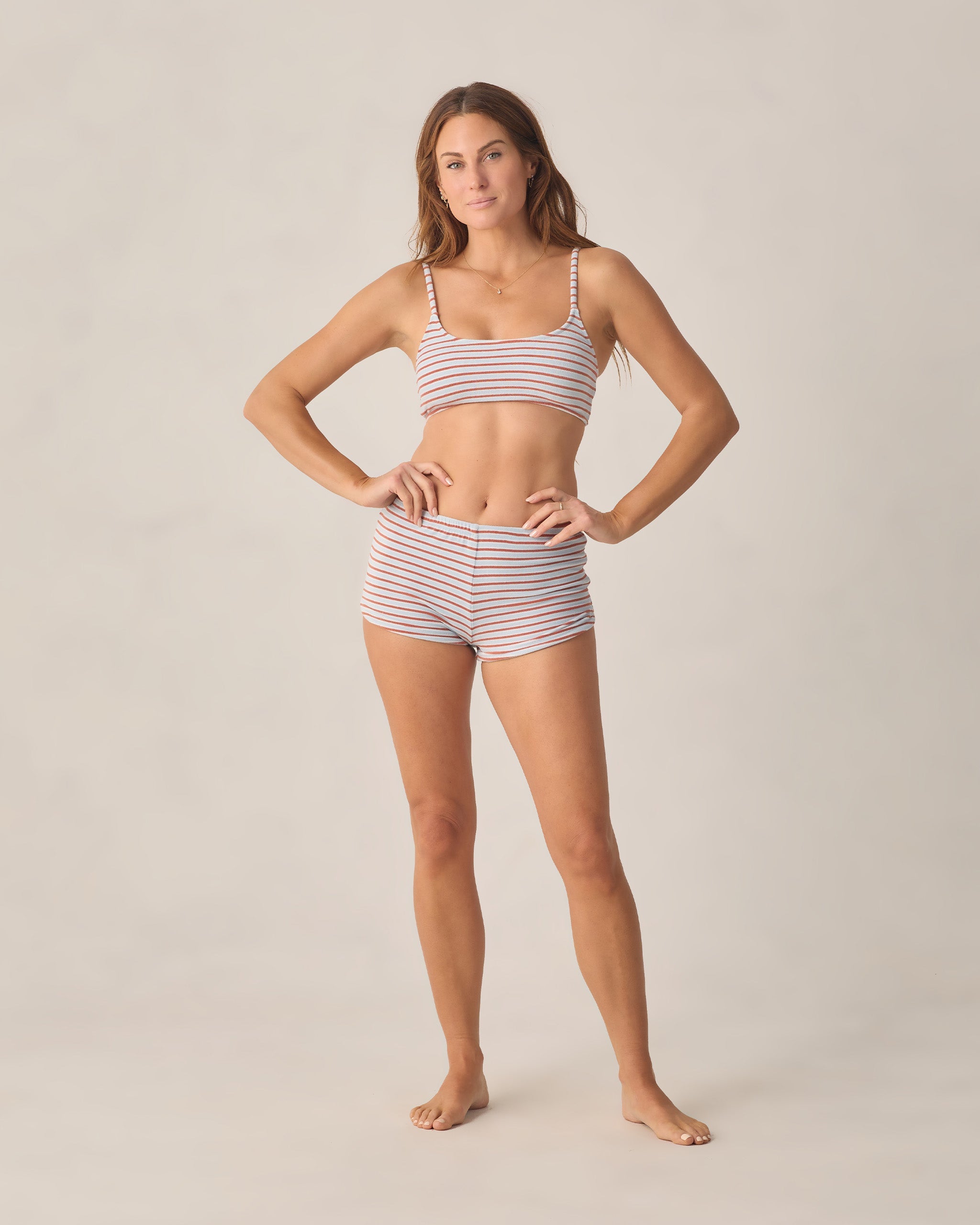 Women's Malia Bikini Short Americana Stripe - Rylee + Cru | Kids Clothes | Trendy Baby Clothes | Modern Infant Outfits |