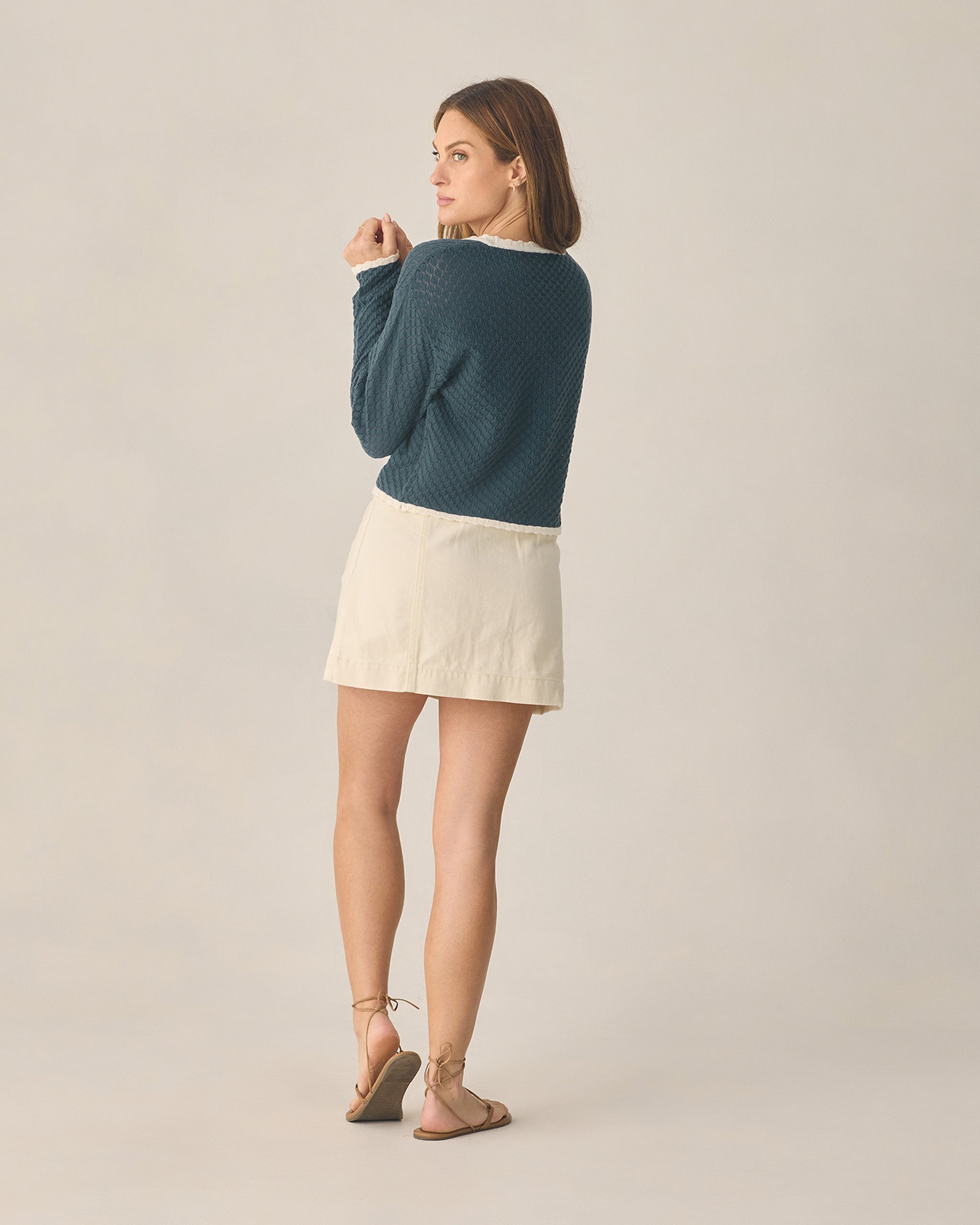 Women's Ella Cardigan Navy - Rylee + Cru | Kids Clothes | Trendy Baby Clothes | Modern Infant Outfits |