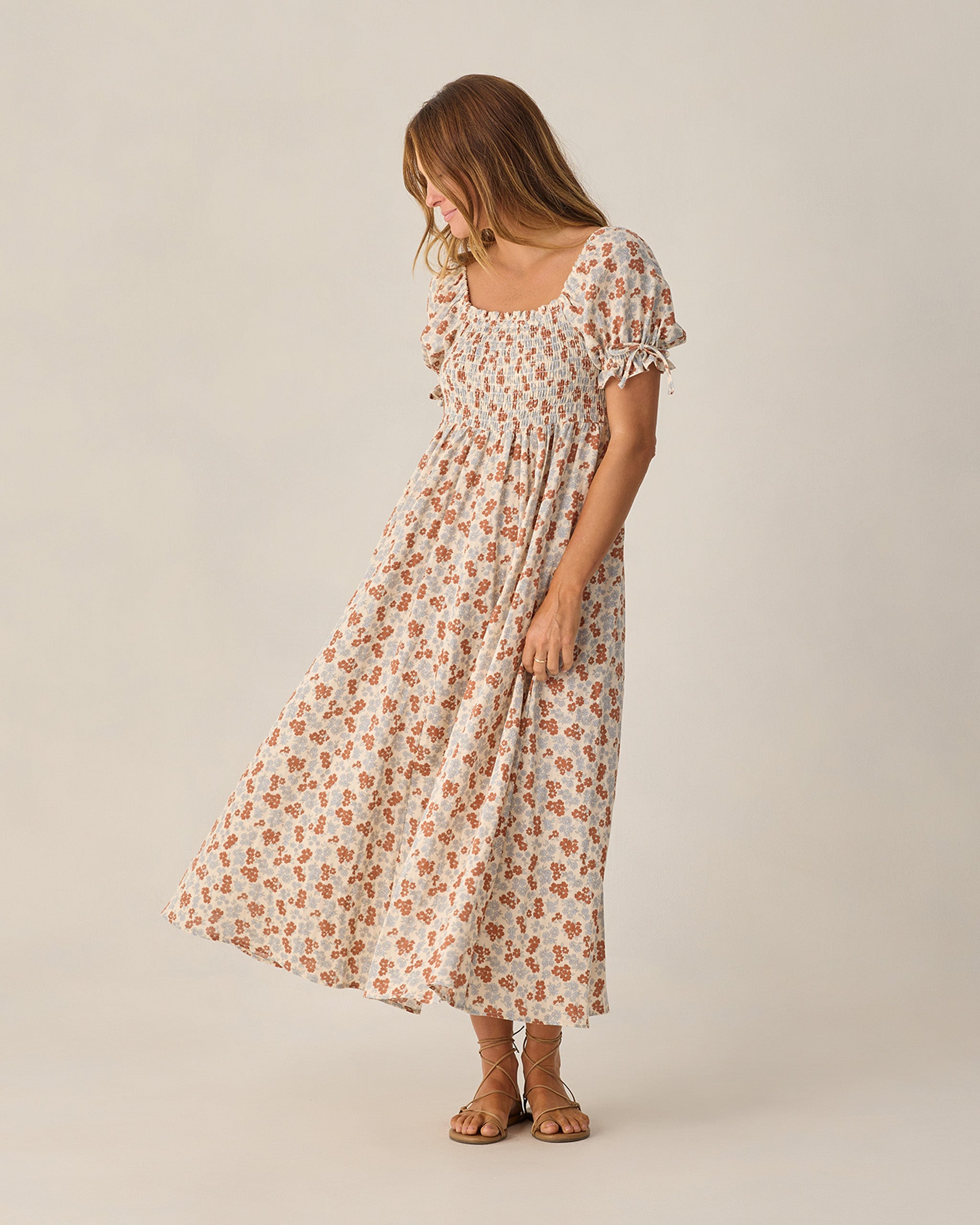 Women's Dallas Dress Americana Floral - Rylee + Cru | Kids Clothes | Trendy Baby Clothes | Modern Infant Outfits |