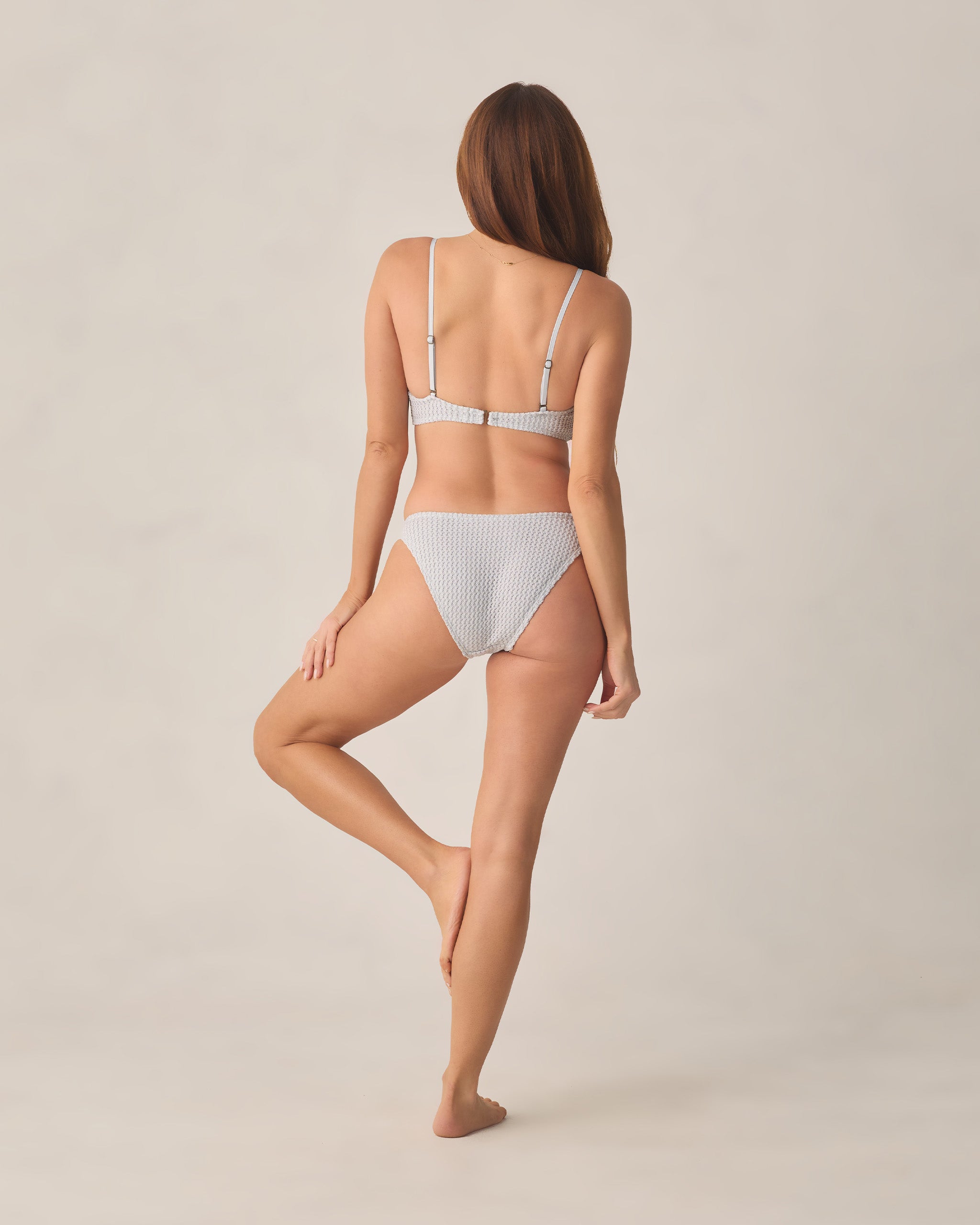 Women's Shores Bandeau Bikini Top Dusty Blue - Rylee + Cru | Kids Clothes | Trendy Baby Clothes | Modern Infant Outfits |