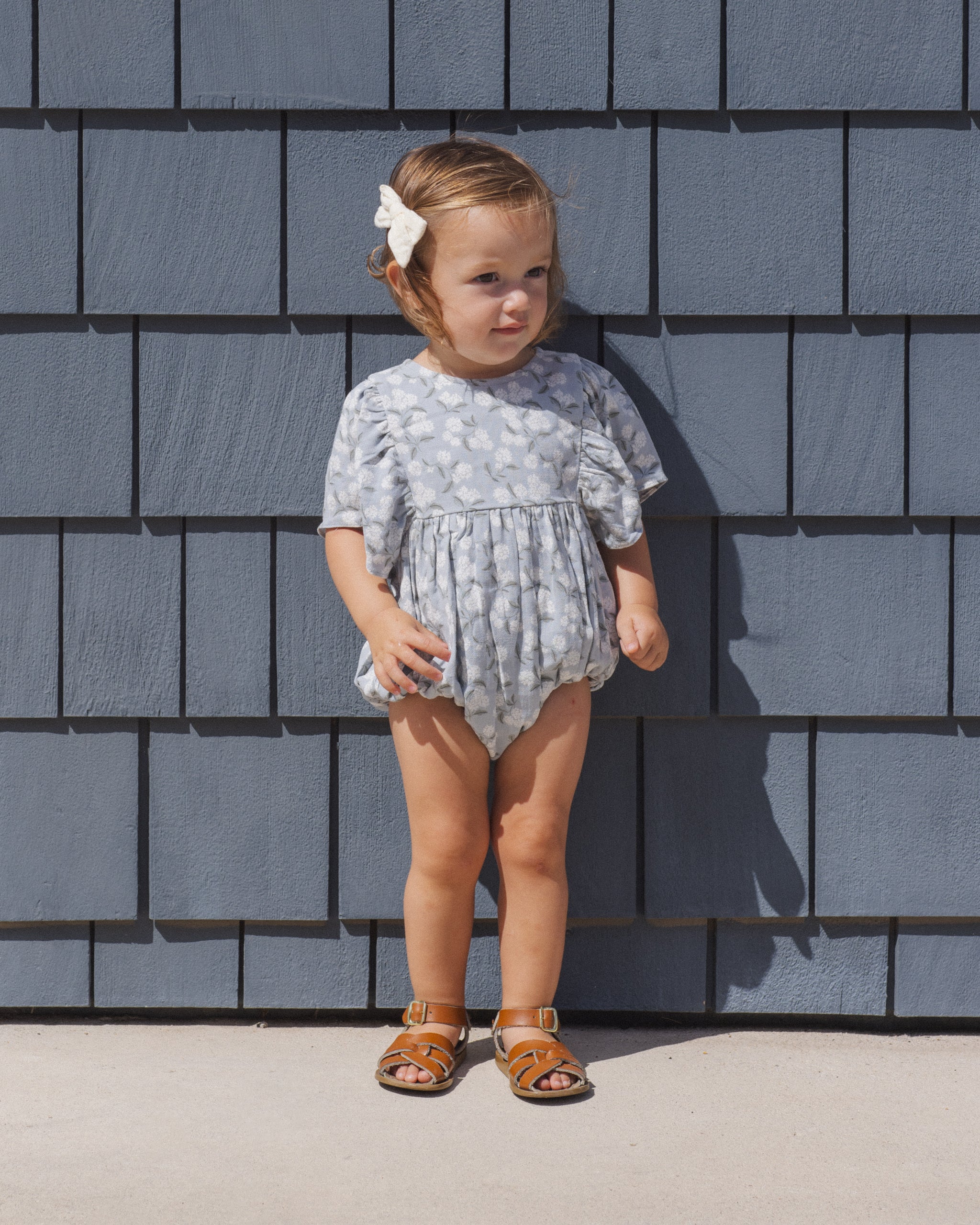 Kalea Romper Hydrangea - Rylee + Cru | Kids Clothes | Trendy Baby Clothes | Modern Infant Outfits |
