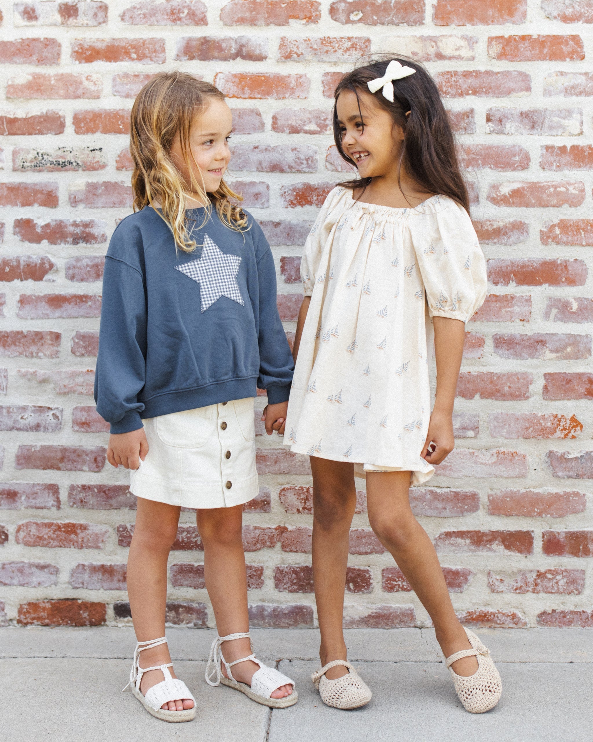 Pier Sweatshirt Navy - Rylee + Cru | Kids Clothes | Trendy Baby Clothes | Modern Infant Outfits |