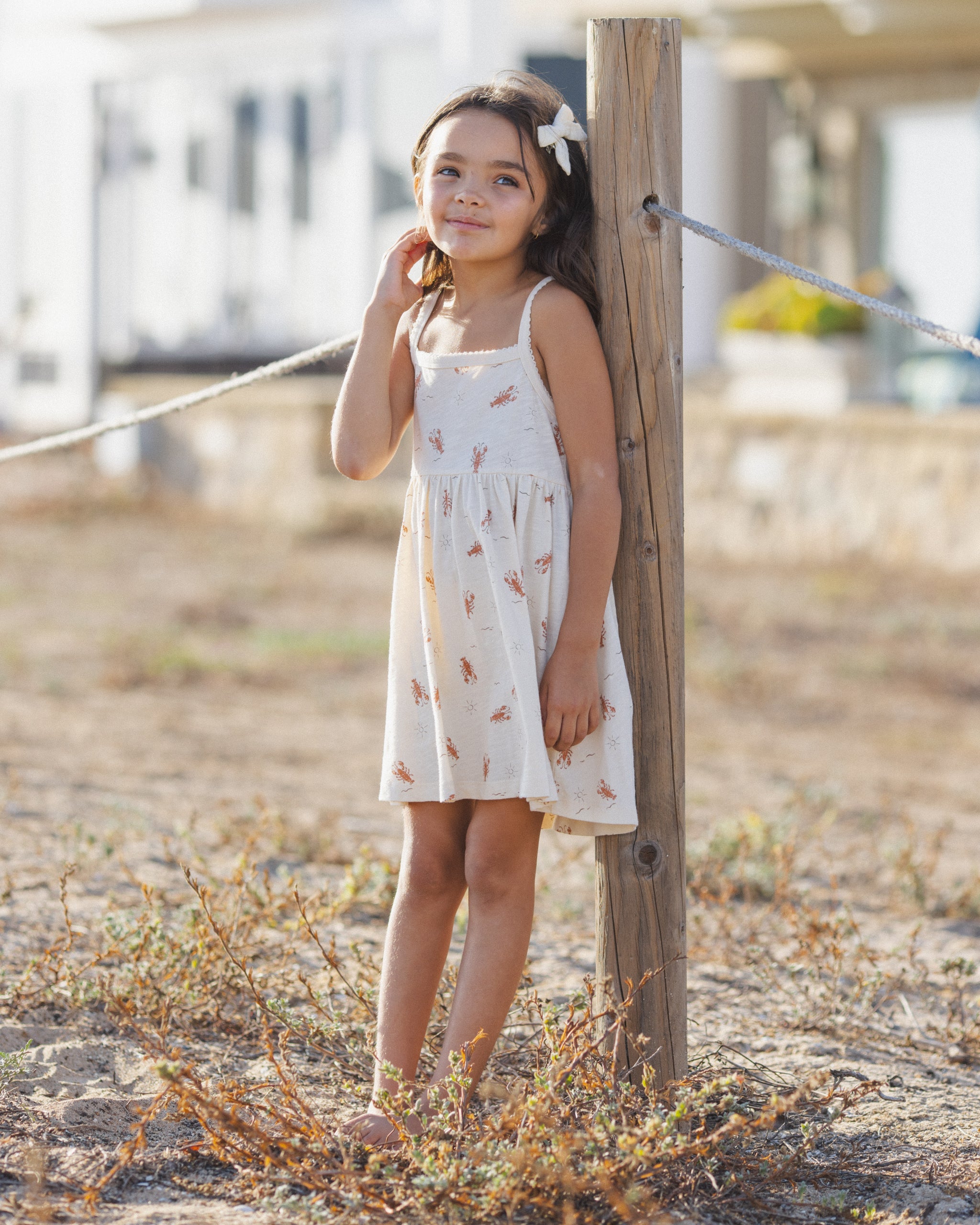 Lea Dress Lobsters - Rylee + Cru | Kids Clothes | Trendy Baby Clothes | Modern Infant Outfits |