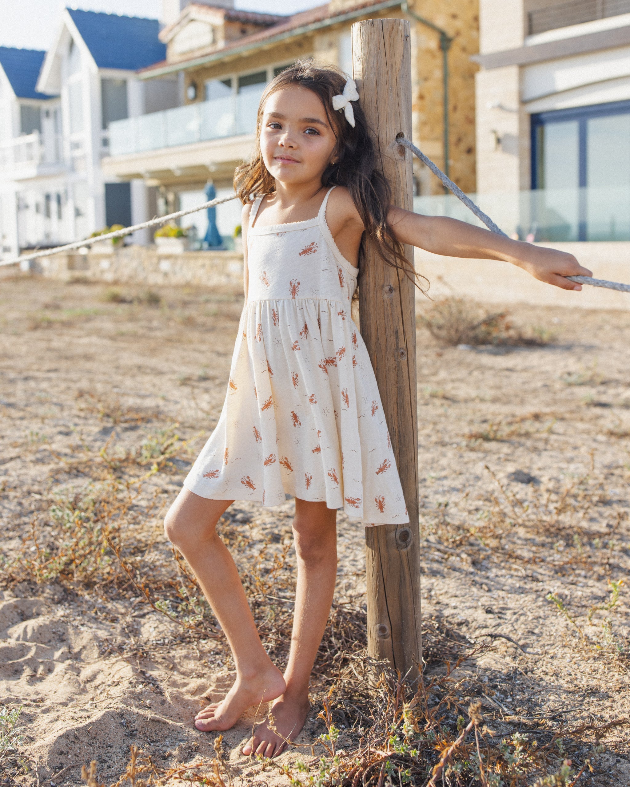 Lea Dress Lobsters - Rylee + Cru | Kids Clothes | Trendy Baby Clothes | Modern Infant Outfits |