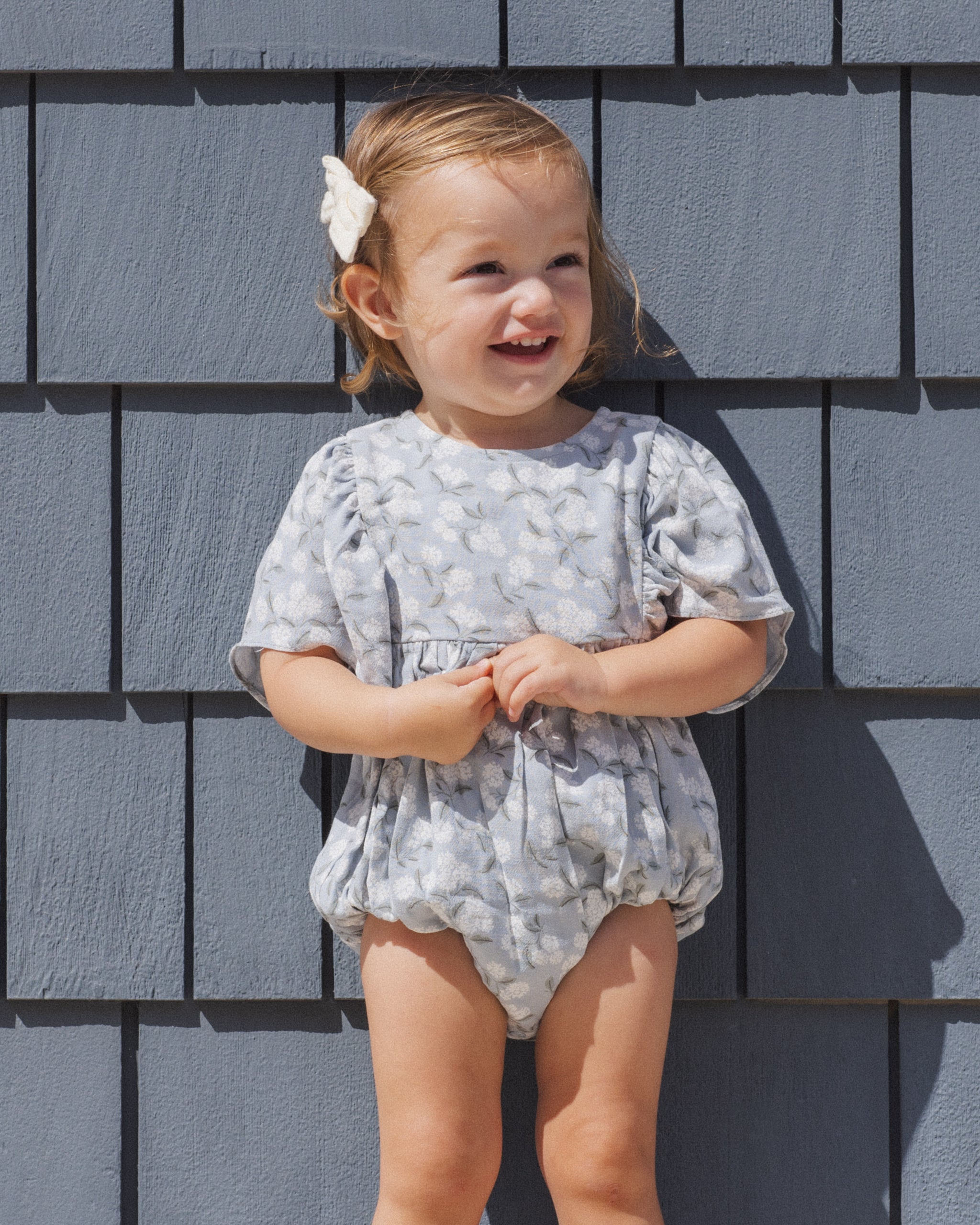 Kalea Romper Hydrangea - Rylee + Cru | Kids Clothes | Trendy Baby Clothes | Modern Infant Outfits |