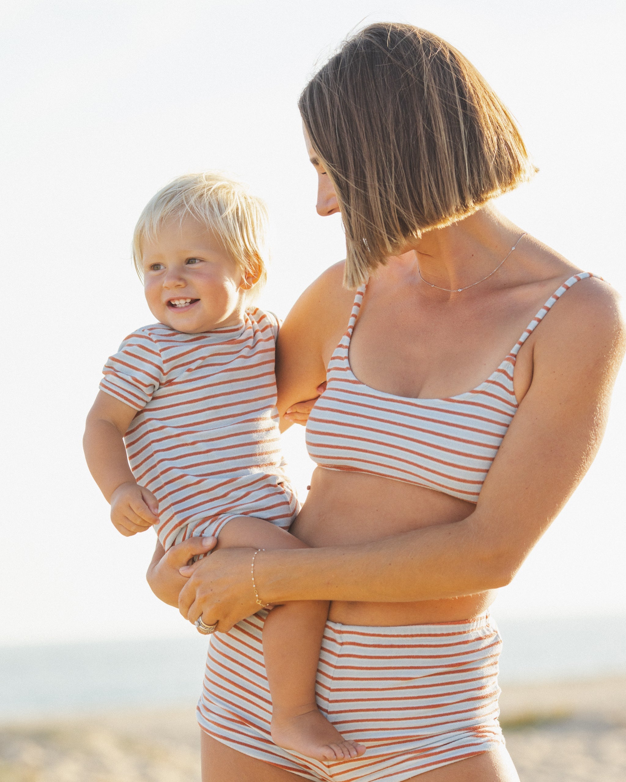 Shorty One-Piece Americana Stripe - Rylee + Cru | Kids Clothes | Trendy Baby Clothes | Modern Infant Outfits |