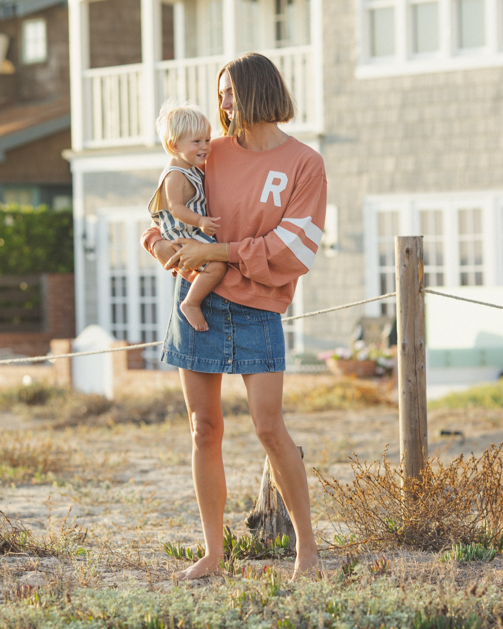 Women's Pier Sweatshirt Poppy - Rylee + Cru | Kids Clothes | Trendy Baby Clothes | Modern Infant Outfits |