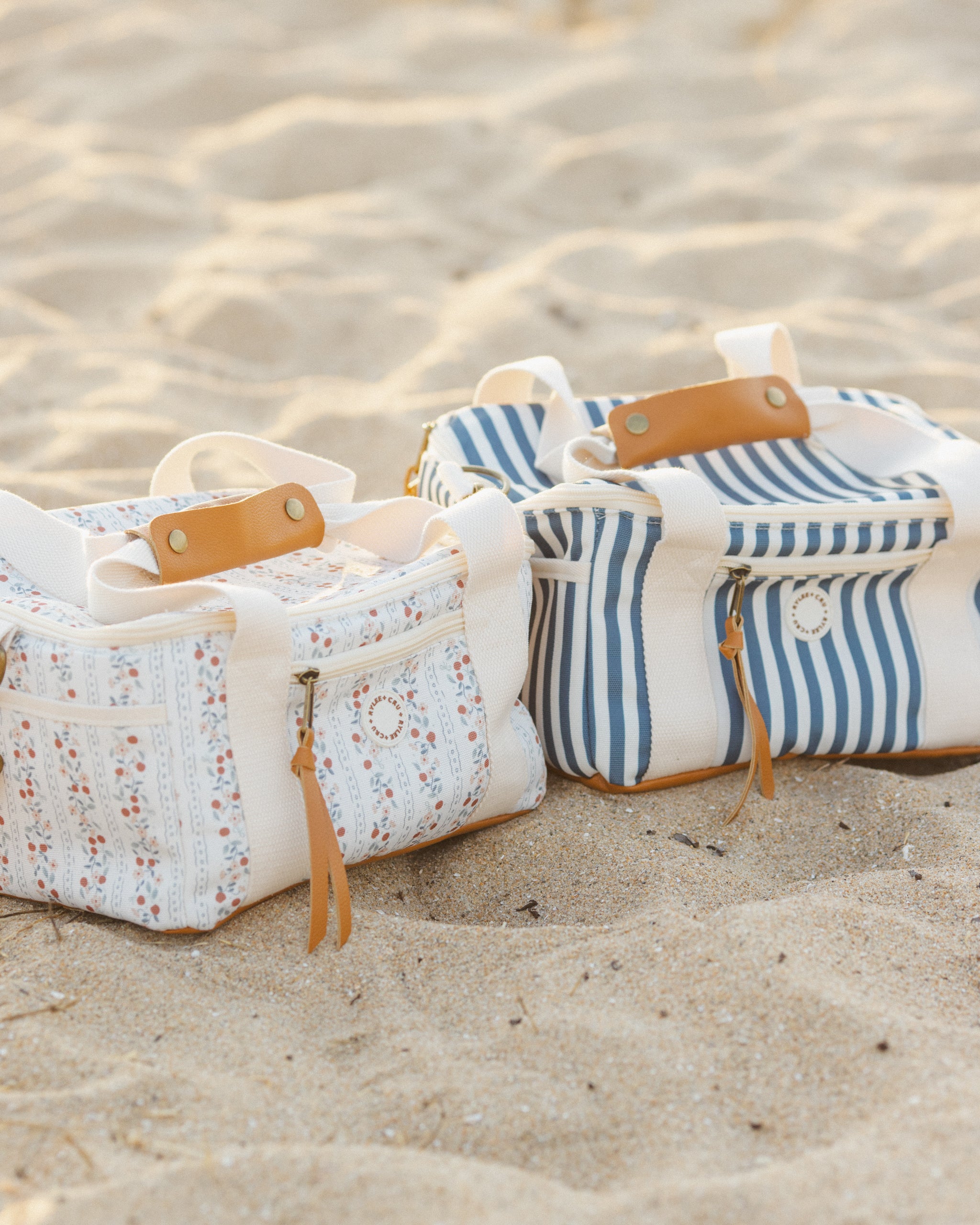 Cooler Bag Navy Stripe - Rylee + Cru | Kids Clothes | Trendy Baby Clothes | Modern Infant Outfits |