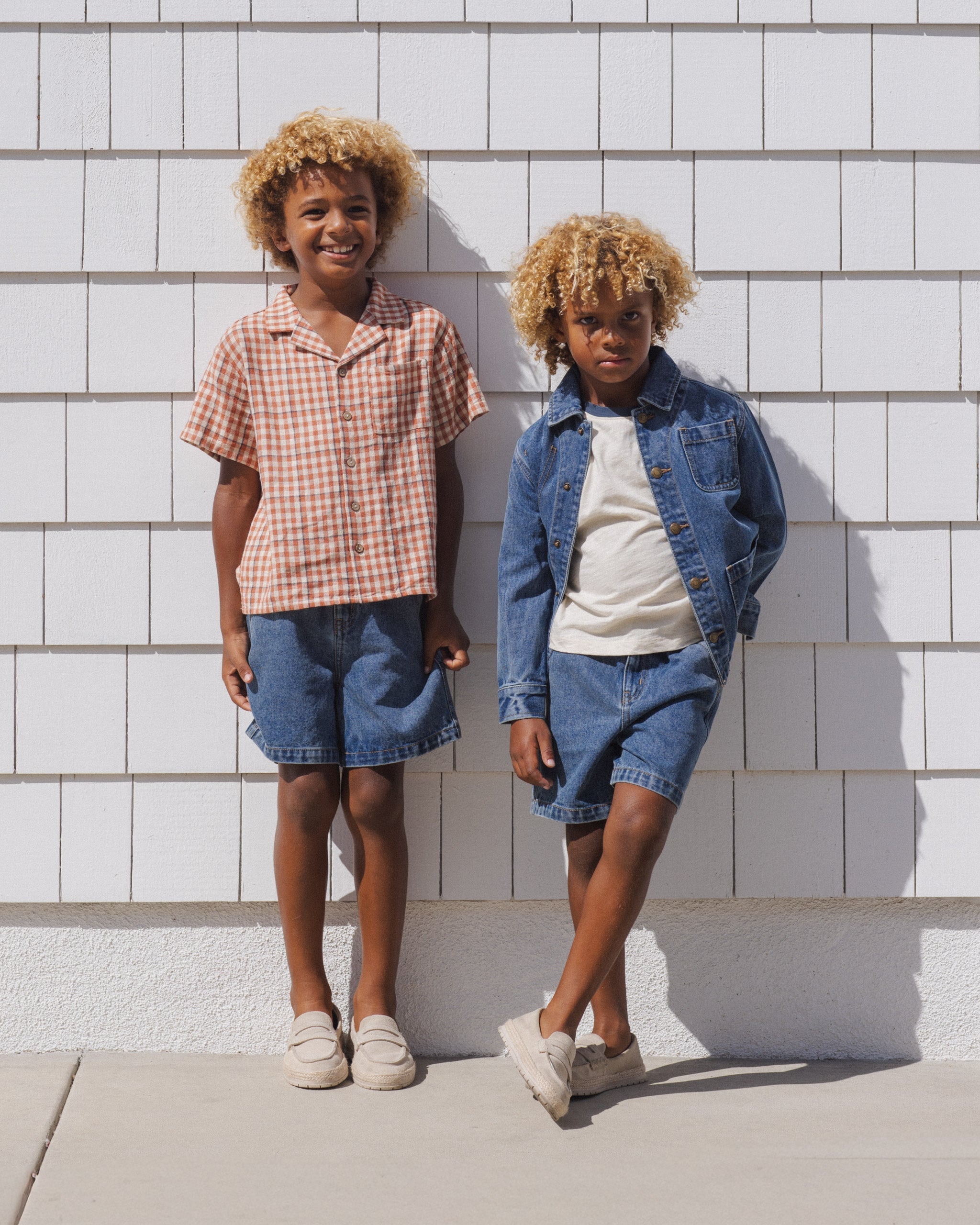 Denim Chore Coat Navy - Rylee + Cru | Kids Clothes | Trendy Baby Clothes | Modern Infant Outfits |