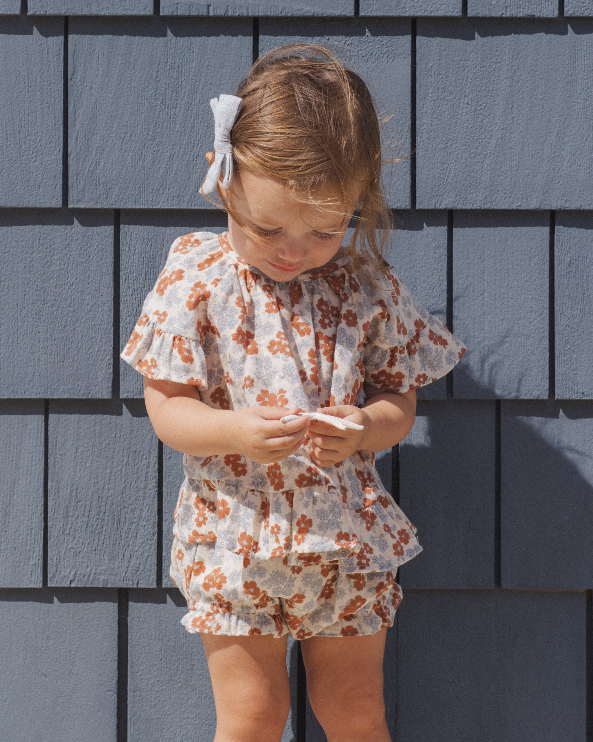 Butterfly Top & Bloomer Set Americana Floral - Rylee + Cru | Kids Clothes | Trendy Baby Clothes | Modern Infant Outfits |
