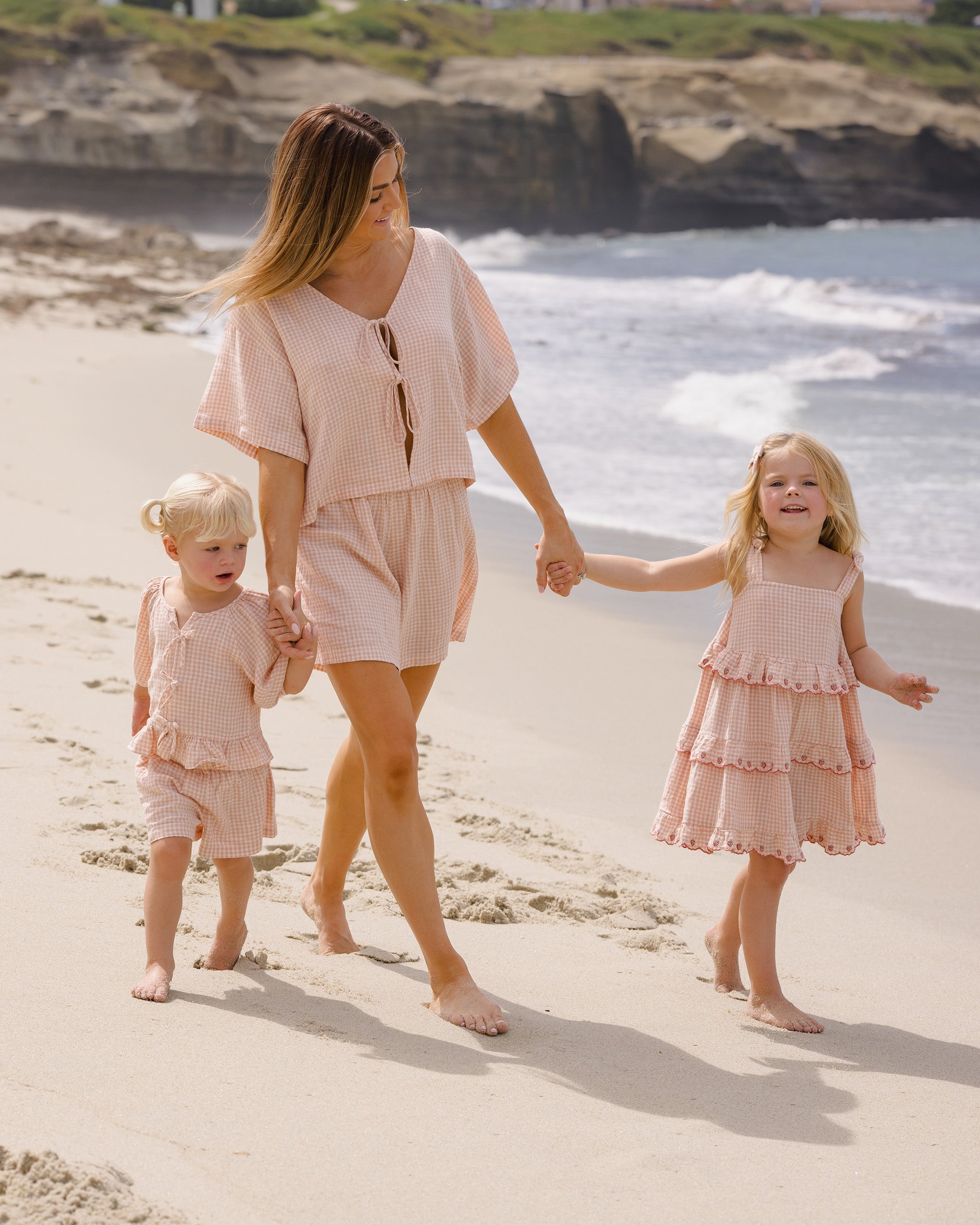 Women's Juniper Set Petal Gingham - Rylee + Cru | Kids Clothes | Trendy Baby Clothes | Modern Infant Outfits |