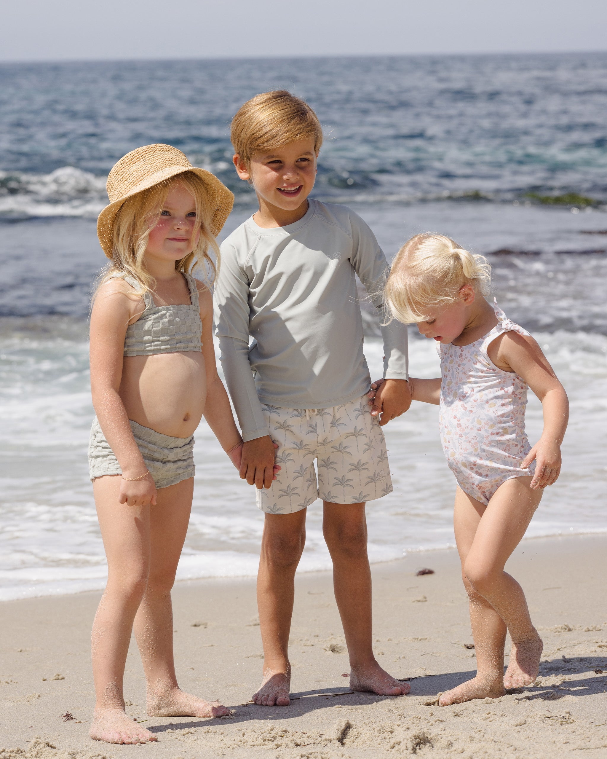 Dylan Bikini Sage Check - Rylee + Cru | Kids Clothes | Trendy Baby Clothes | Modern Infant Outfits |