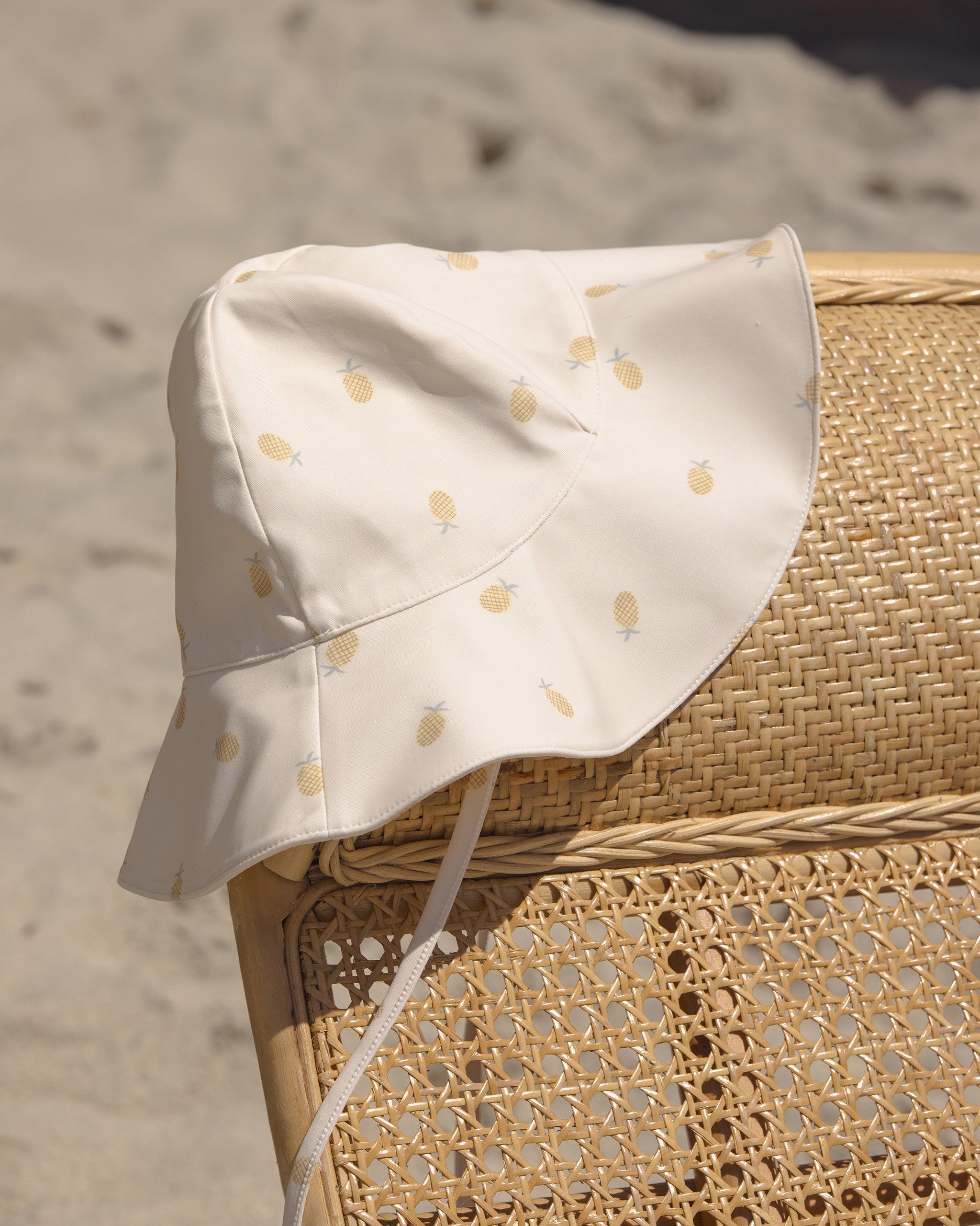 Floppy Swim Hat Pineapples - Rylee + Cru | Kids Clothes | Trendy Baby Clothes | Modern Infant Outfits |