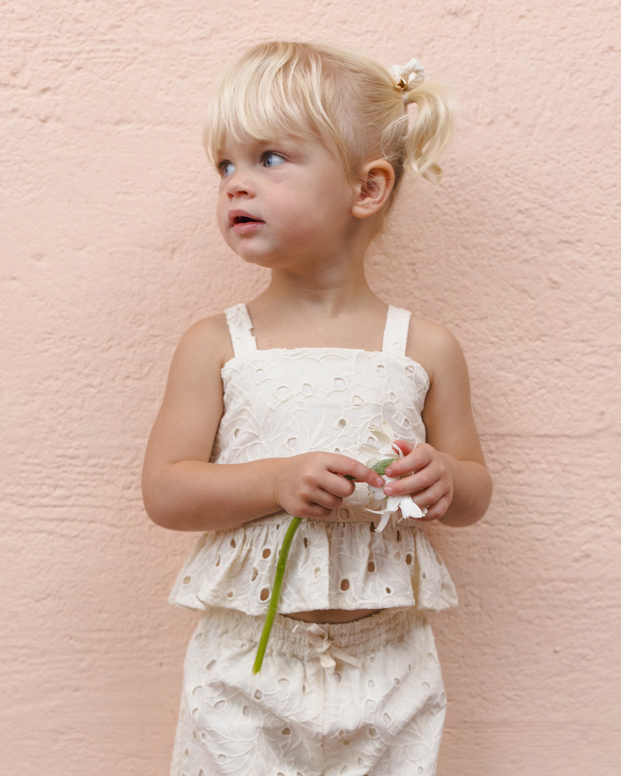 Kayli Set Ivory - Rylee + Cru | Kids Clothes | Trendy Baby Clothes | Modern Infant Outfits |
