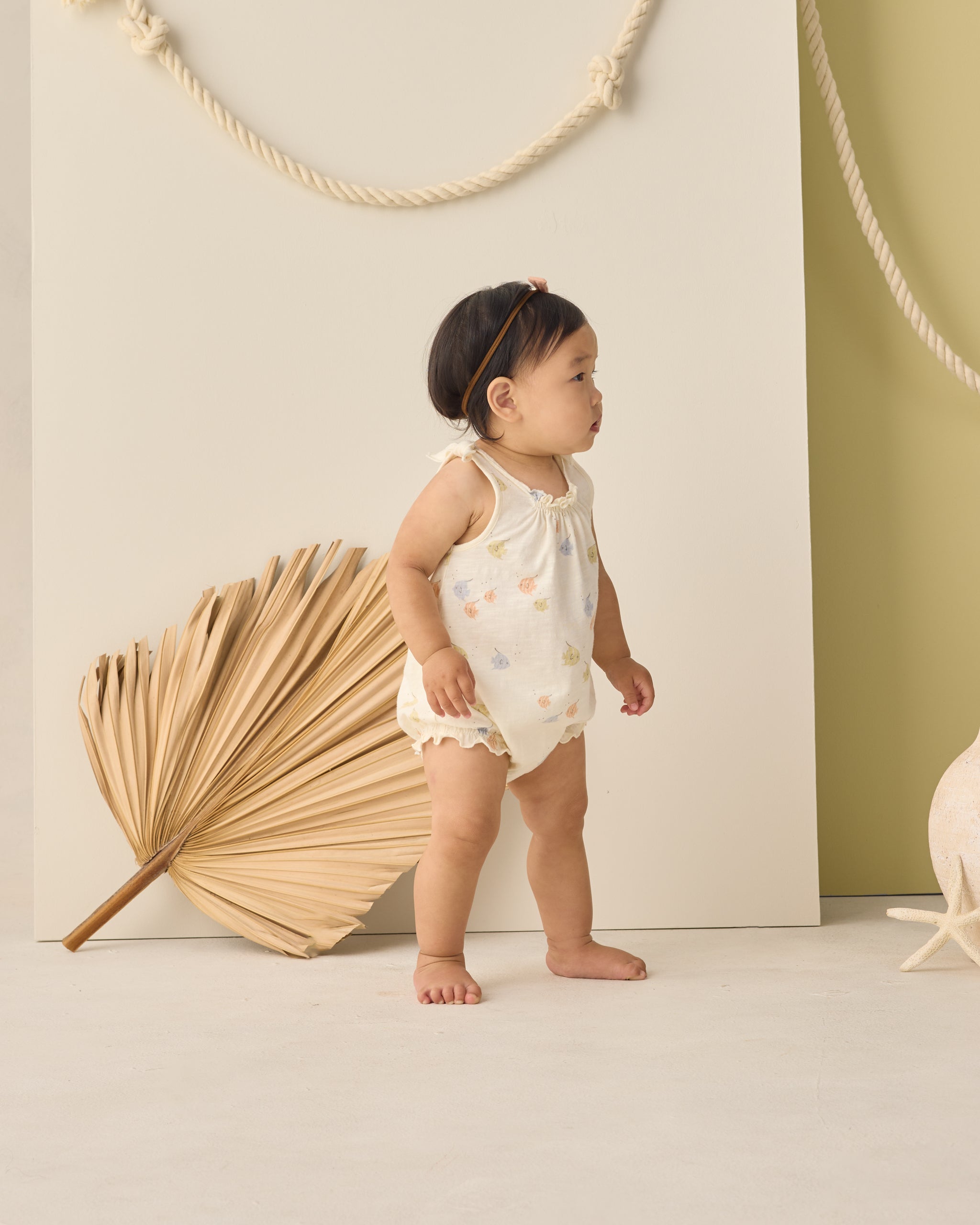 Shoulder Tie Bubble Angel Fish - Rylee + Cru | Kids Clothes | Trendy Baby Clothes | Modern Infant Outfits |