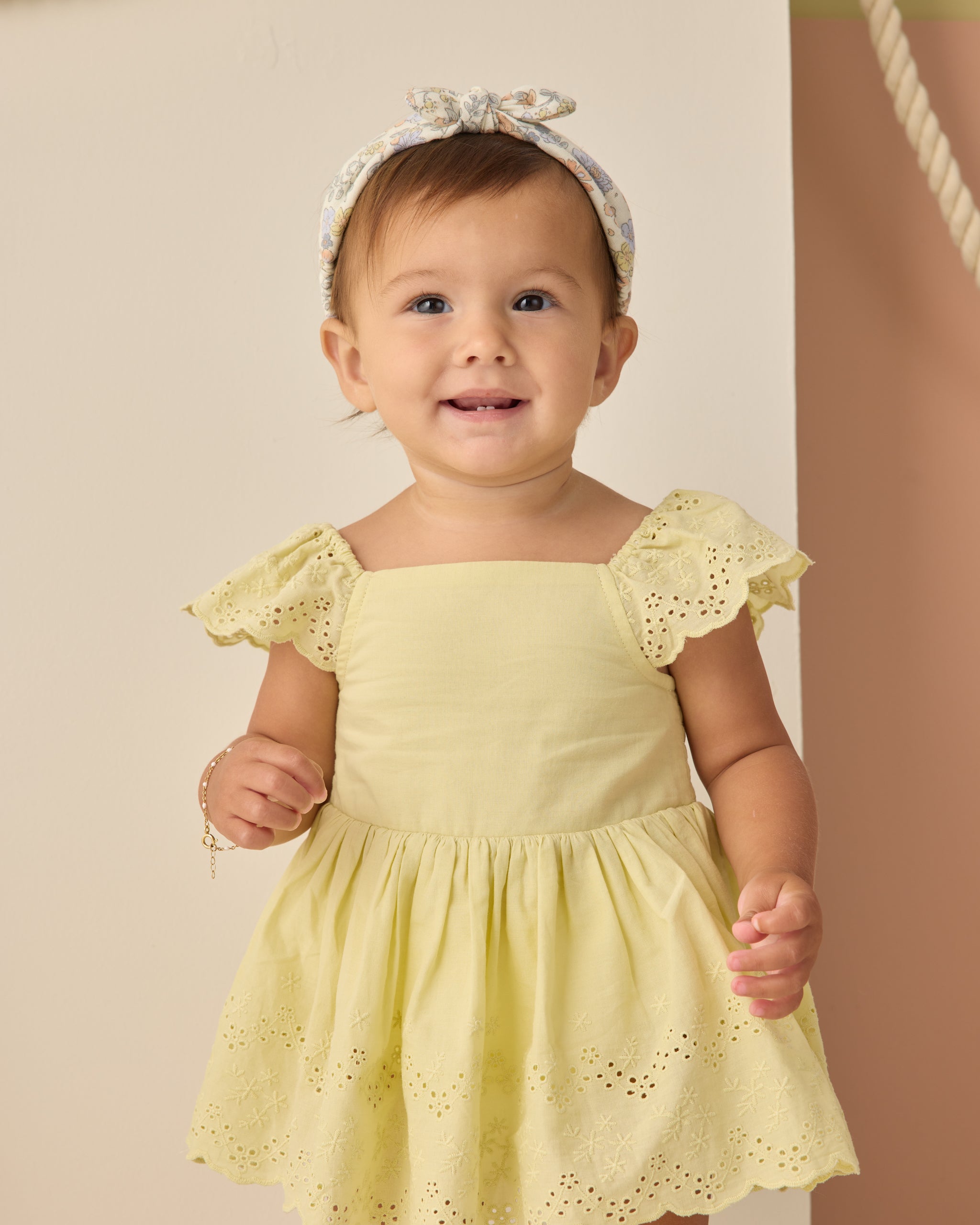 Remi Romper Citron - Rylee + Cru | Kids Clothes | Trendy Baby Clothes | Modern Infant Outfits |