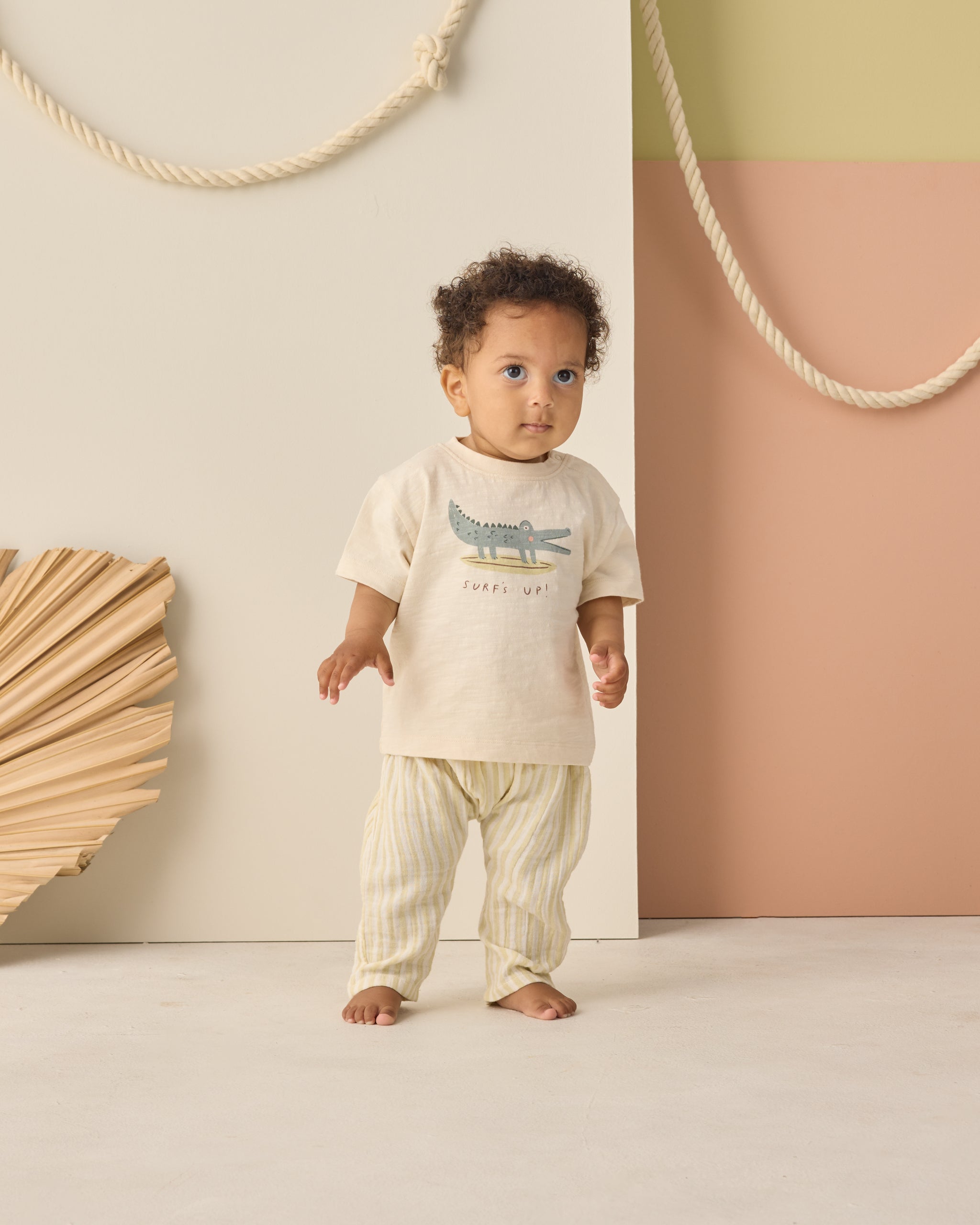 Relaxed Tee Alligator - Rylee + Cru | Kids Clothes | Trendy Baby Clothes | Modern Infant Outfits |