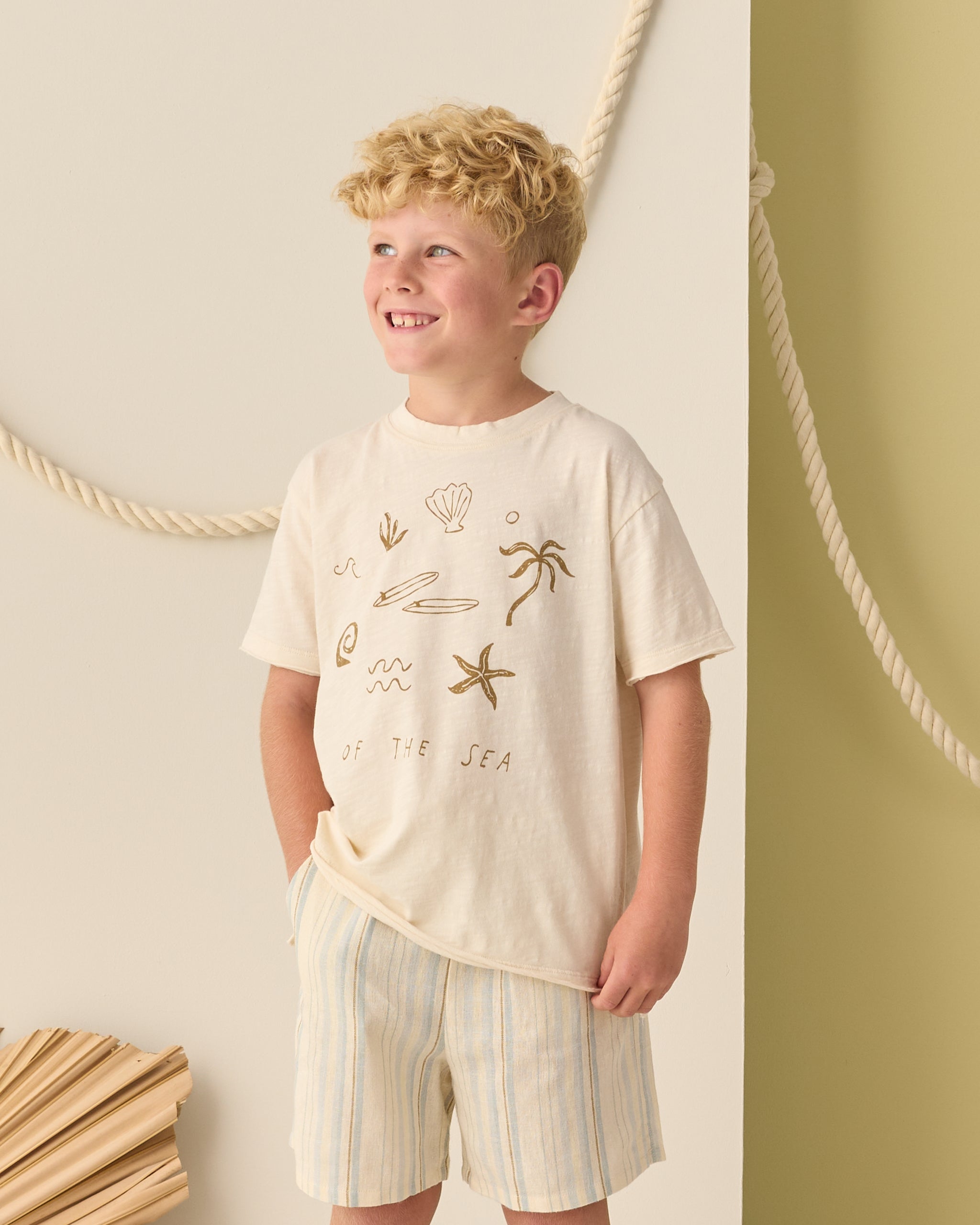 Perry Short Sea Stripe - Rylee + Cru | Kids Clothes | Trendy Baby Clothes | Modern Infant Outfits |