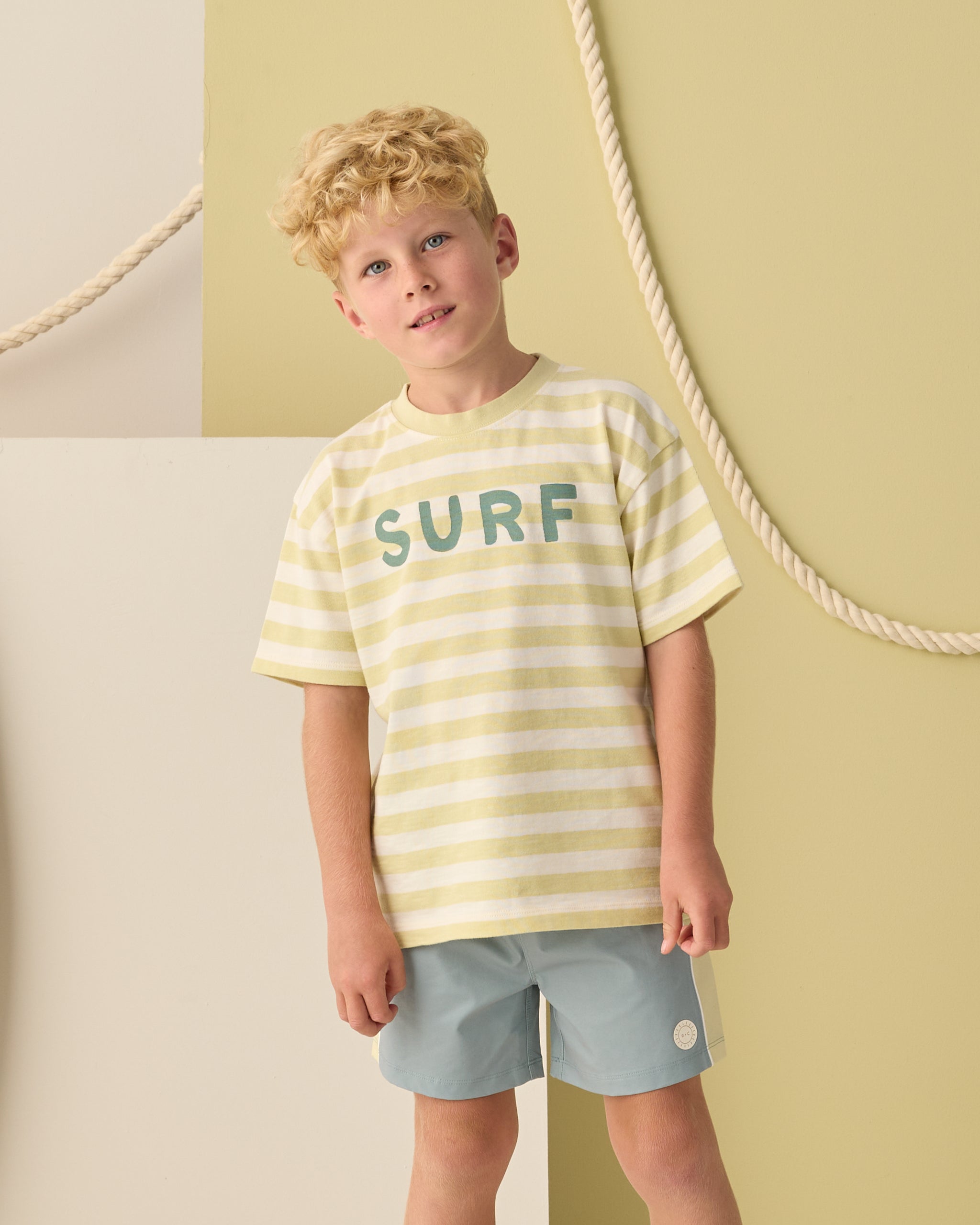 Relaxed Tee Surf - Rylee + Cru | Kids Clothes | Trendy Baby Clothes | Modern Infant Outfits |