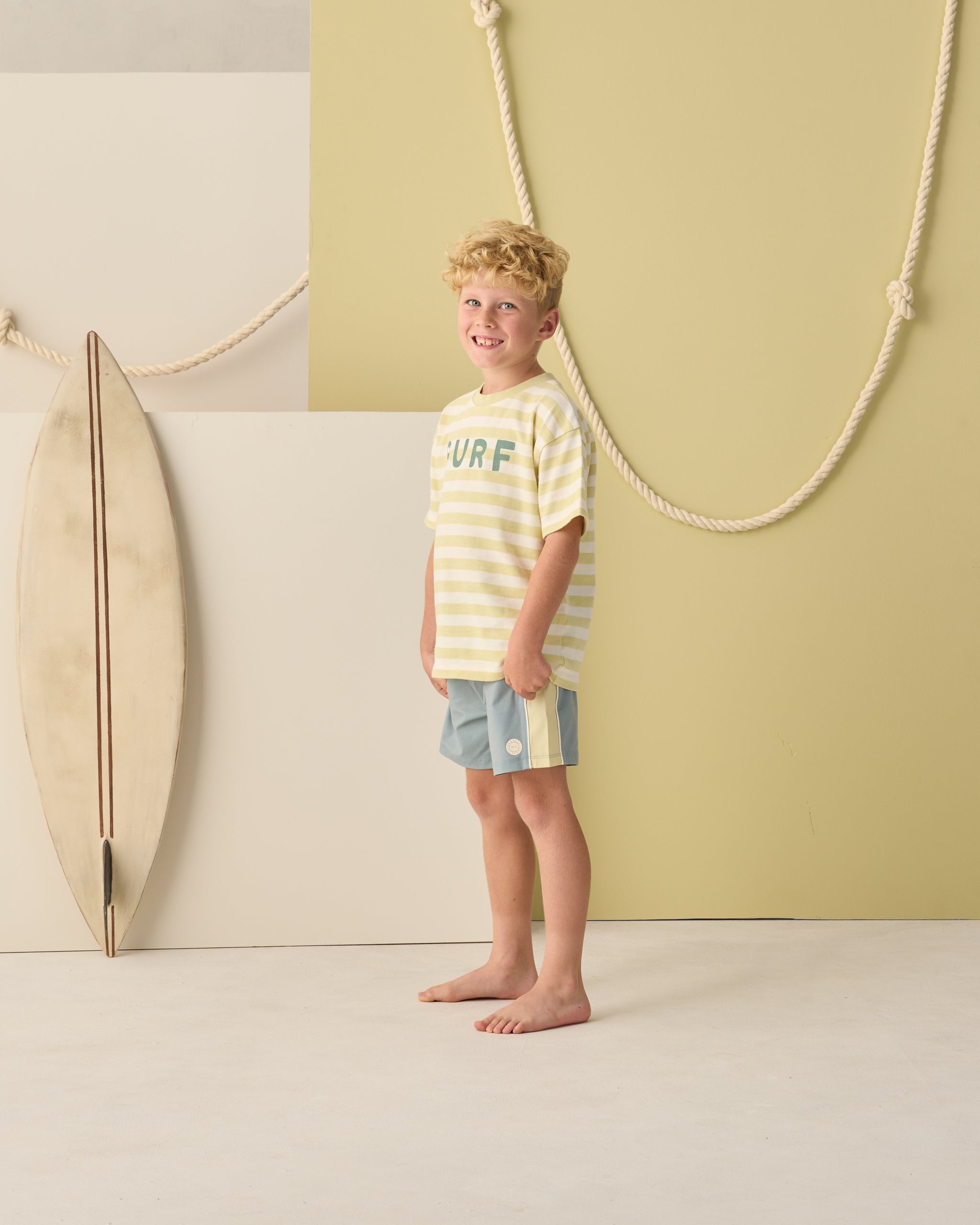 Relaxed Tee Surf - Rylee + Cru | Kids Clothes | Trendy Baby Clothes | Modern Infant Outfits |