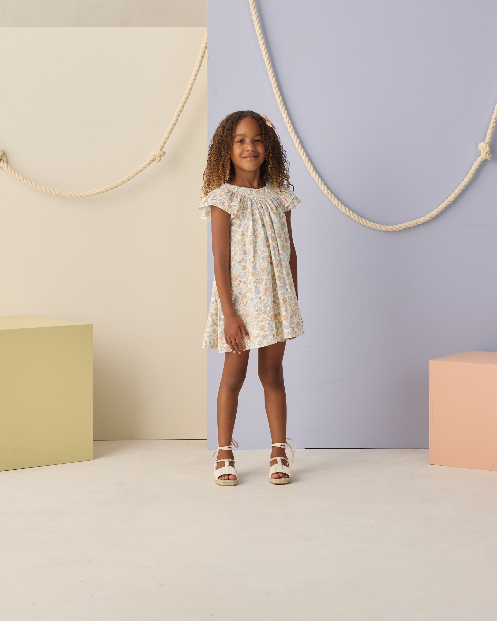 Lucia Dress Bloom - Rylee + Cru | Kids Clothes | Trendy Baby Clothes | Modern Infant Outfits |