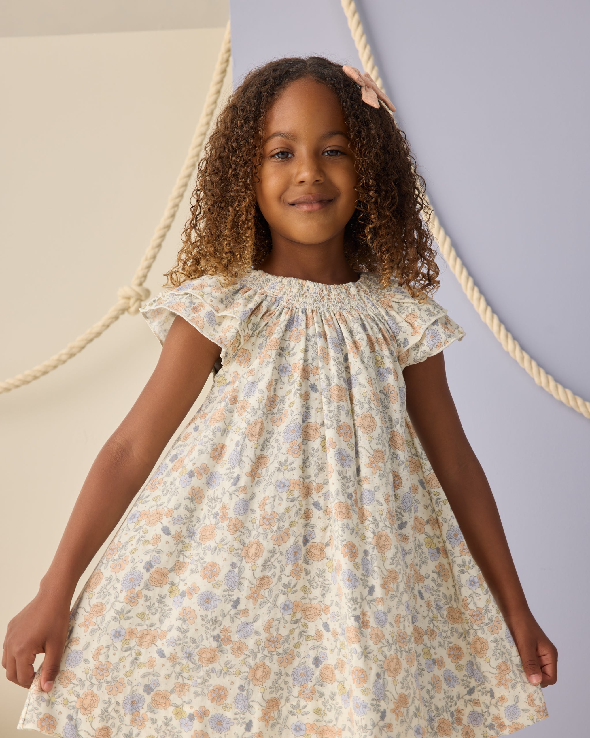Lucia Dress Bloom - Rylee + Cru | Kids Clothes | Trendy Baby Clothes | Modern Infant Outfits |