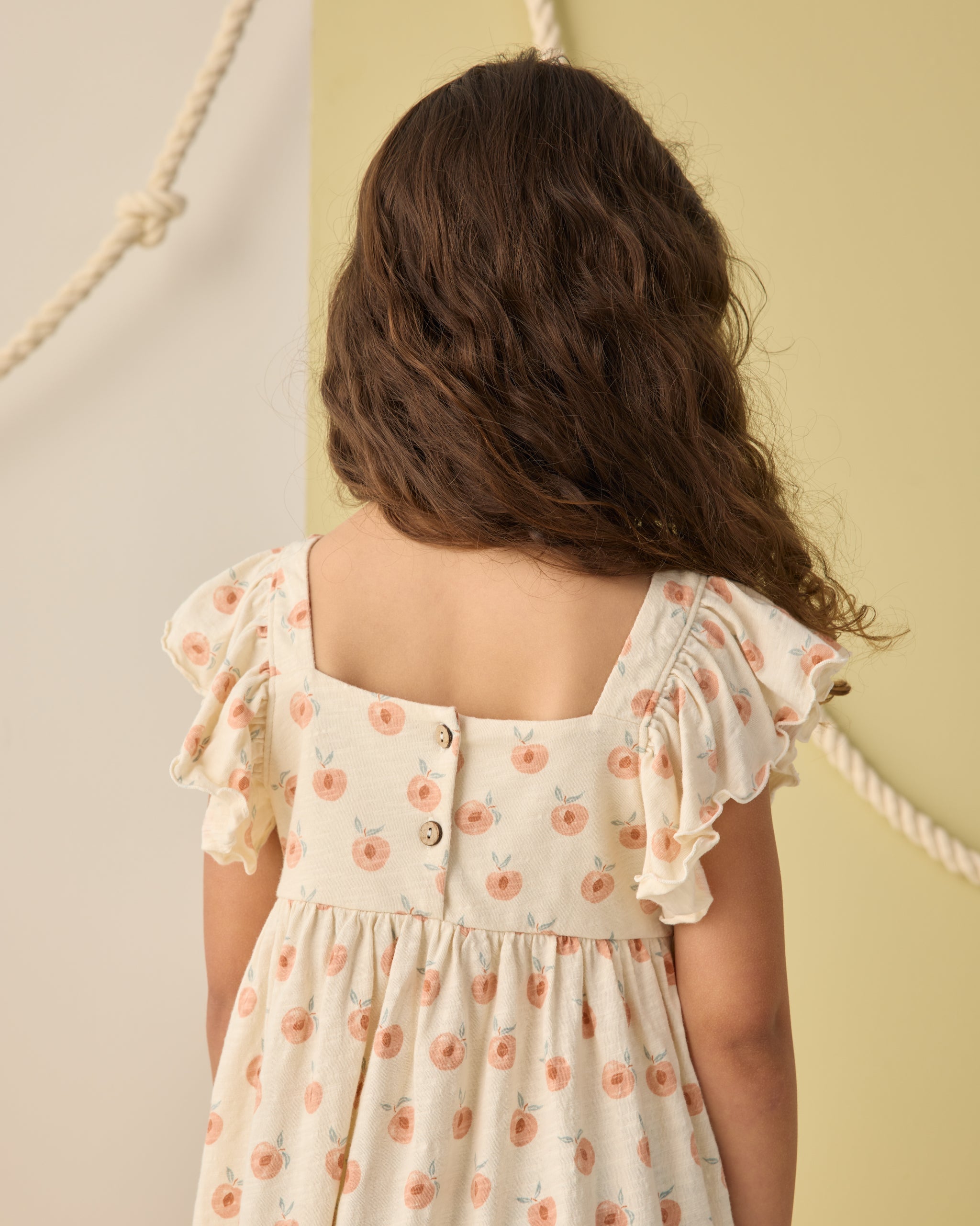 Mariposa Dress Peaches - Rylee + Cru | Kids Clothes | Trendy Baby Clothes | Modern Infant Outfits |