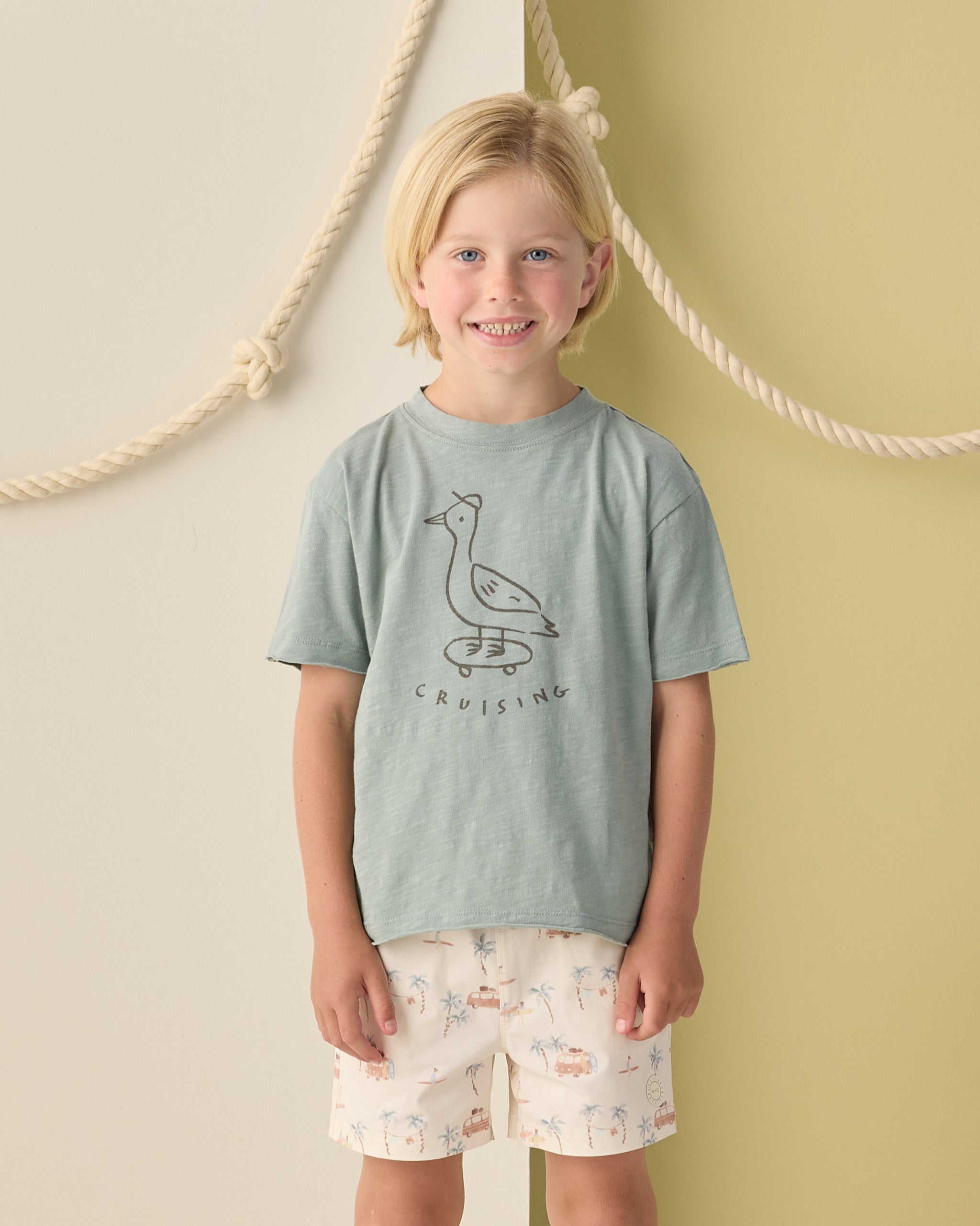 Boardshort Surf Town - Rylee + Cru | Kids Clothes | Trendy Baby Clothes | Modern Infant Outfits |