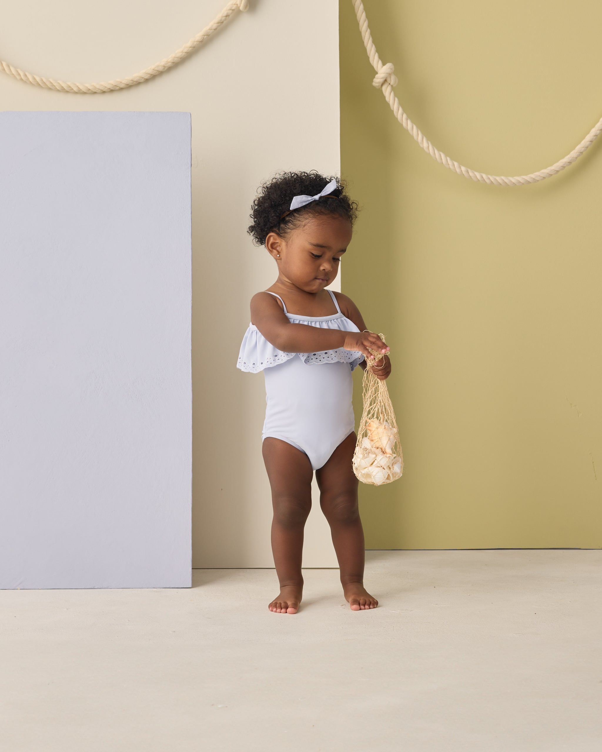 Little Knot Headband Periwinkle - Rylee + Cru | Kids Clothes | Trendy Baby Clothes | Modern Infant Outfits |