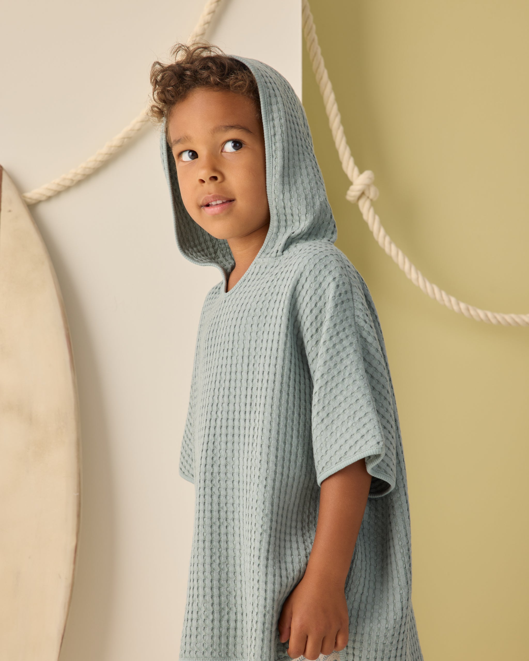 Beach Poncho Sea Green - Rylee + Cru | Kids Clothes | Trendy Baby Clothes | Modern Infant Outfits |