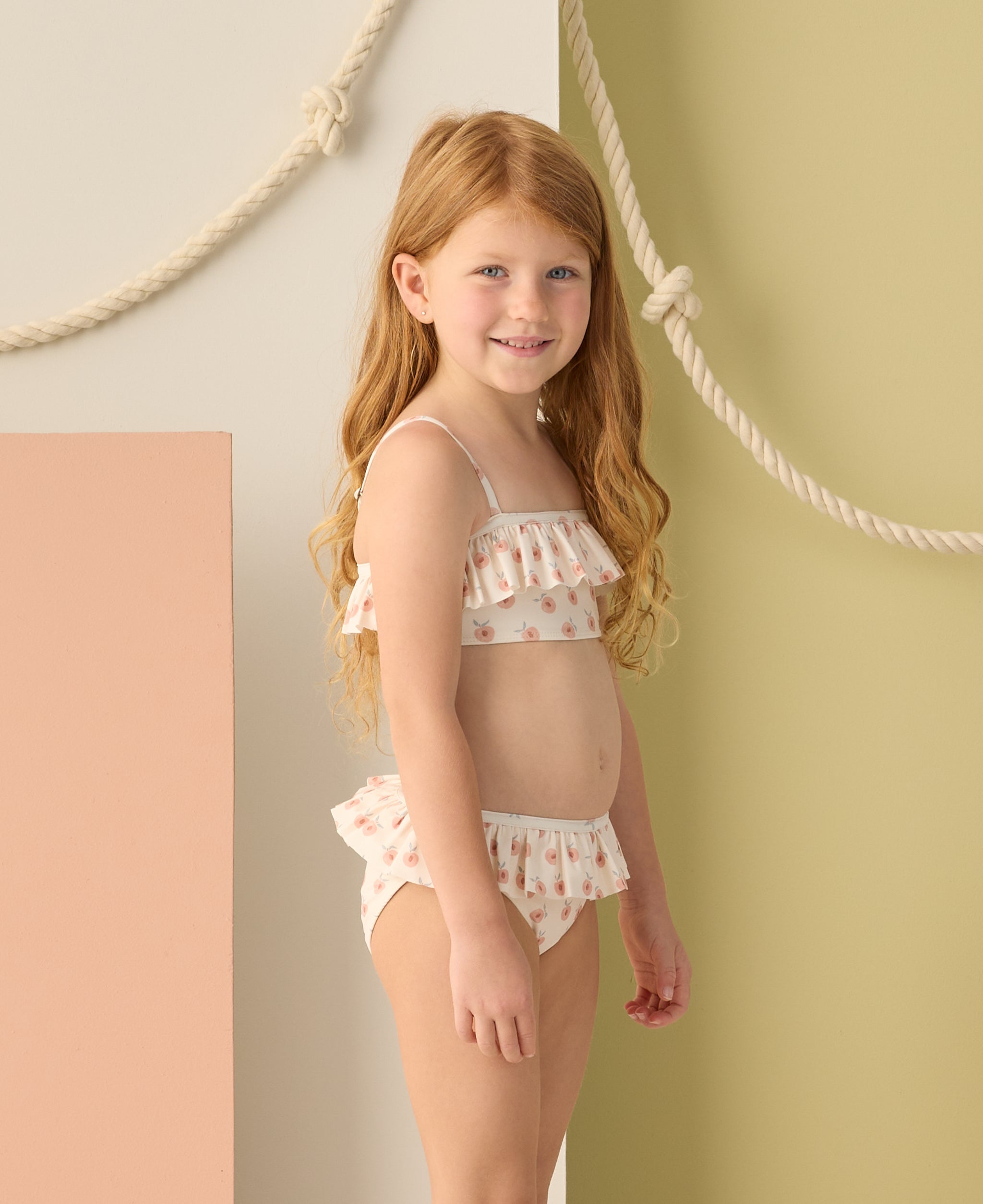 Parker Bikini Peaches - Rylee + Cru | Kids Clothes | Trendy Baby Clothes | Modern Infant Outfits |