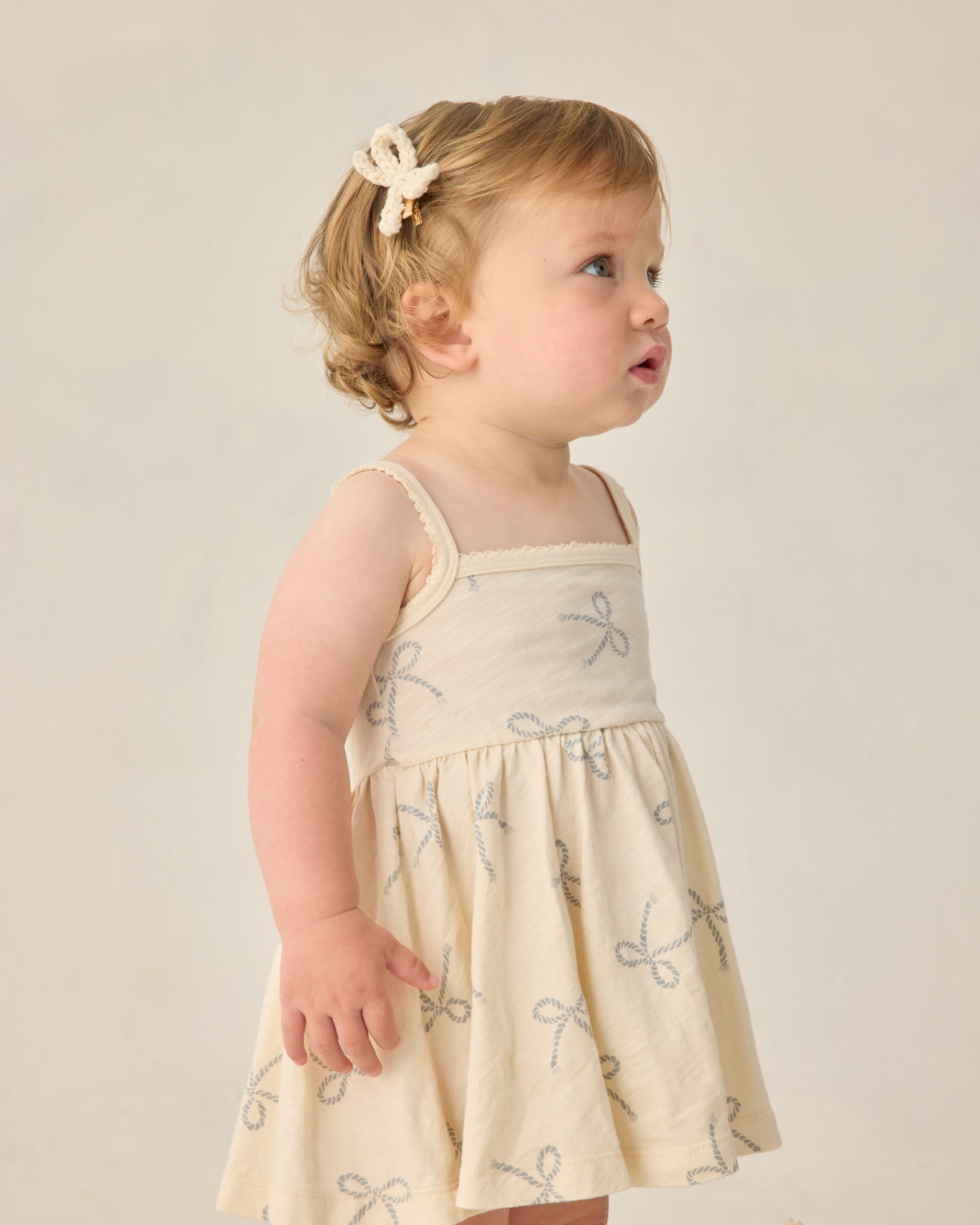 Lea Dress Sailor Bows - Rylee + Cru | Kids Clothes | Trendy Baby Clothes | Modern Infant Outfits |