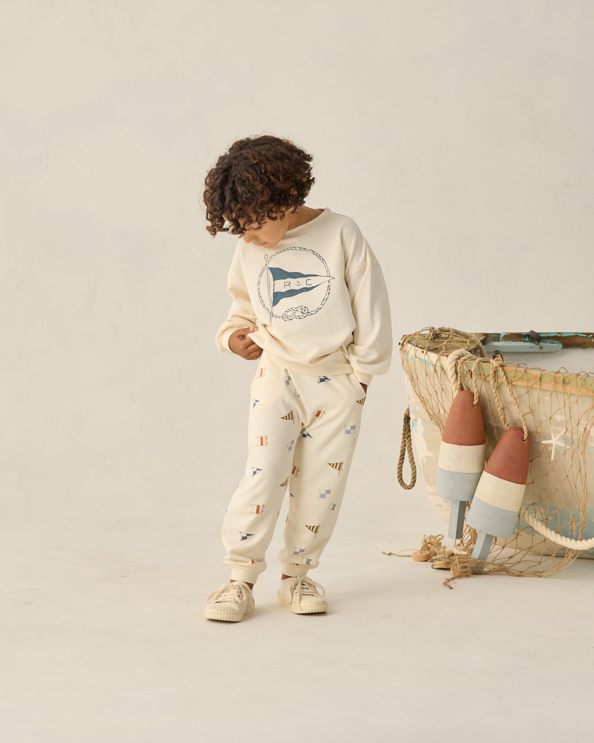 Sweatpant Flags - Rylee + Cru | Kids Clothes | Trendy Baby Clothes | Modern Infant Outfits |