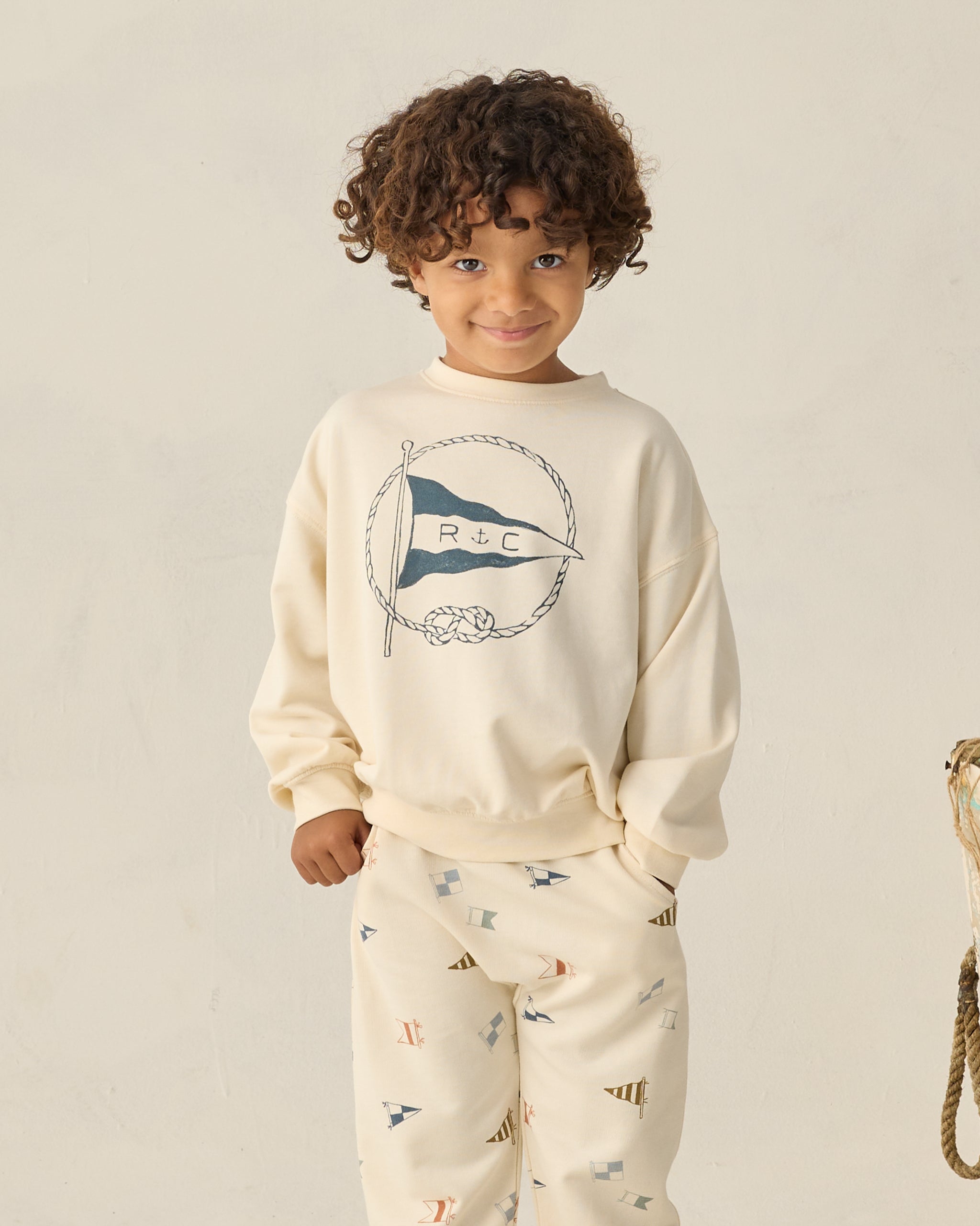 Sweatpant Flags - Rylee + Cru | Kids Clothes | Trendy Baby Clothes | Modern Infant Outfits |