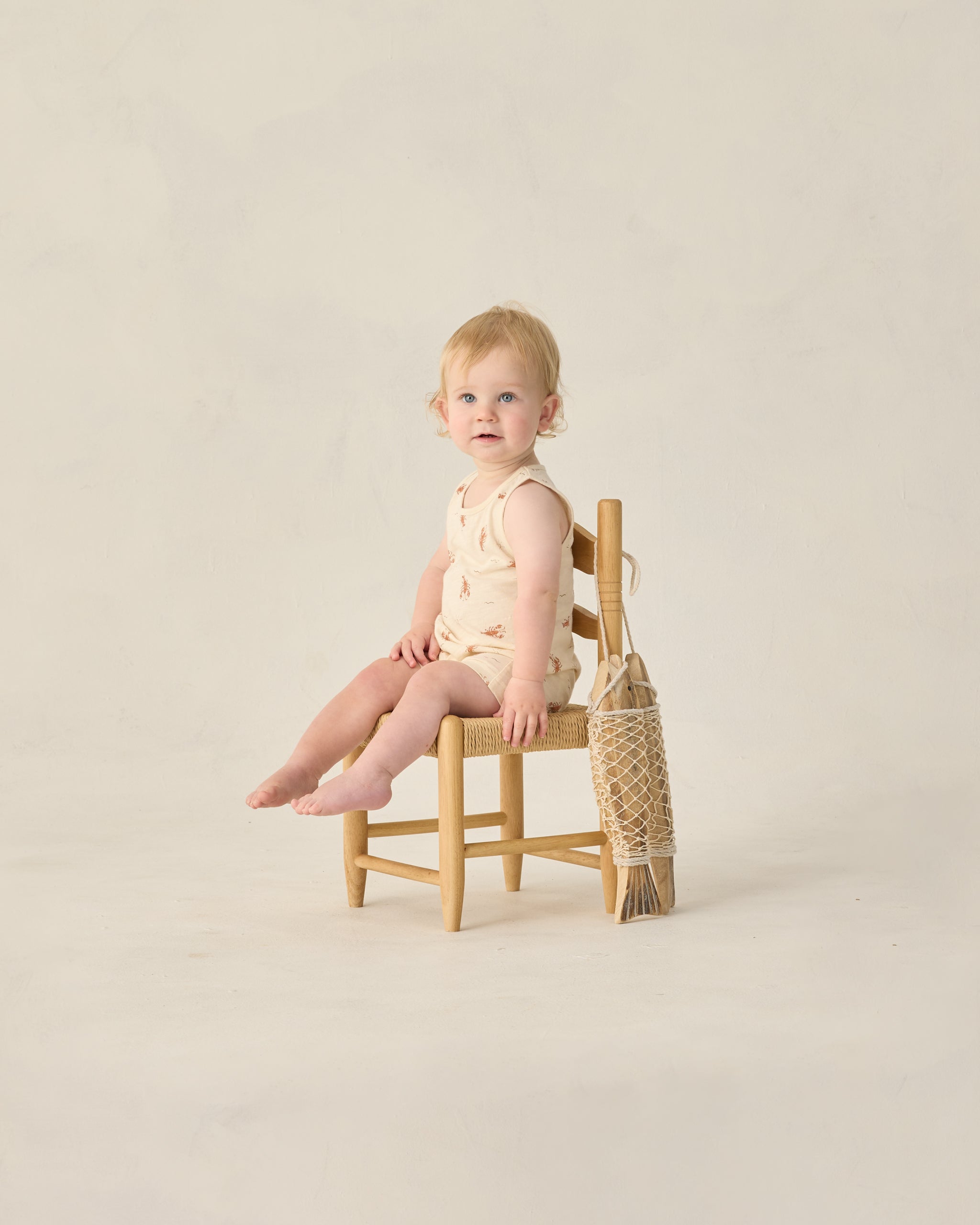 Sleeveless One-Piece Lobster - Rylee + Cru | Kids Clothes | Trendy Baby Clothes | Modern Infant Outfits |