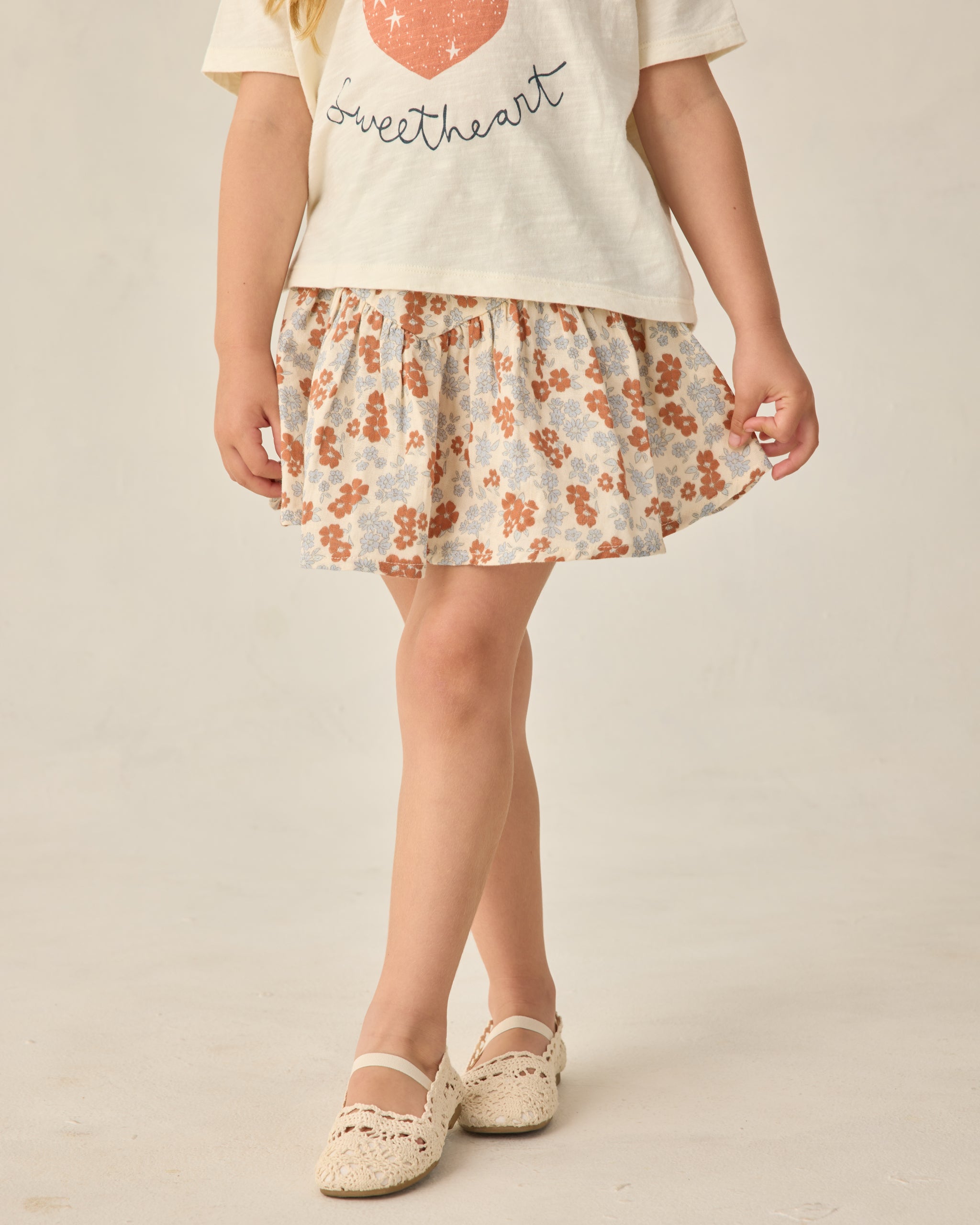 Sparrow Skirt Americana Floral - Rylee + Cru | Kids Clothes | Trendy Baby Clothes | Modern Infant Outfits |