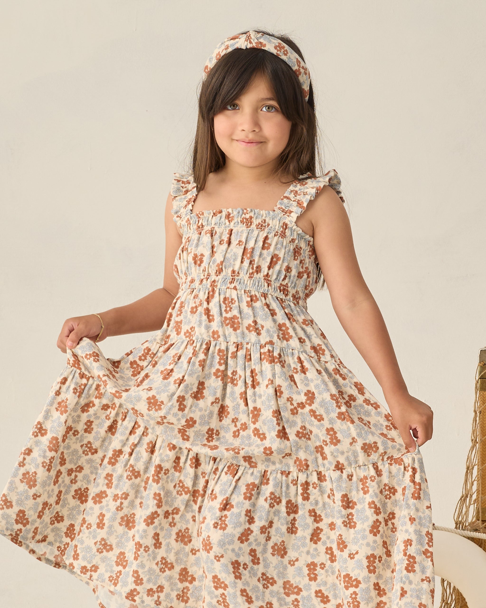 Knotted Headband Americana Floral - Rylee + Cru | Kids Clothes | Trendy Baby Clothes | Modern Infant Outfits |