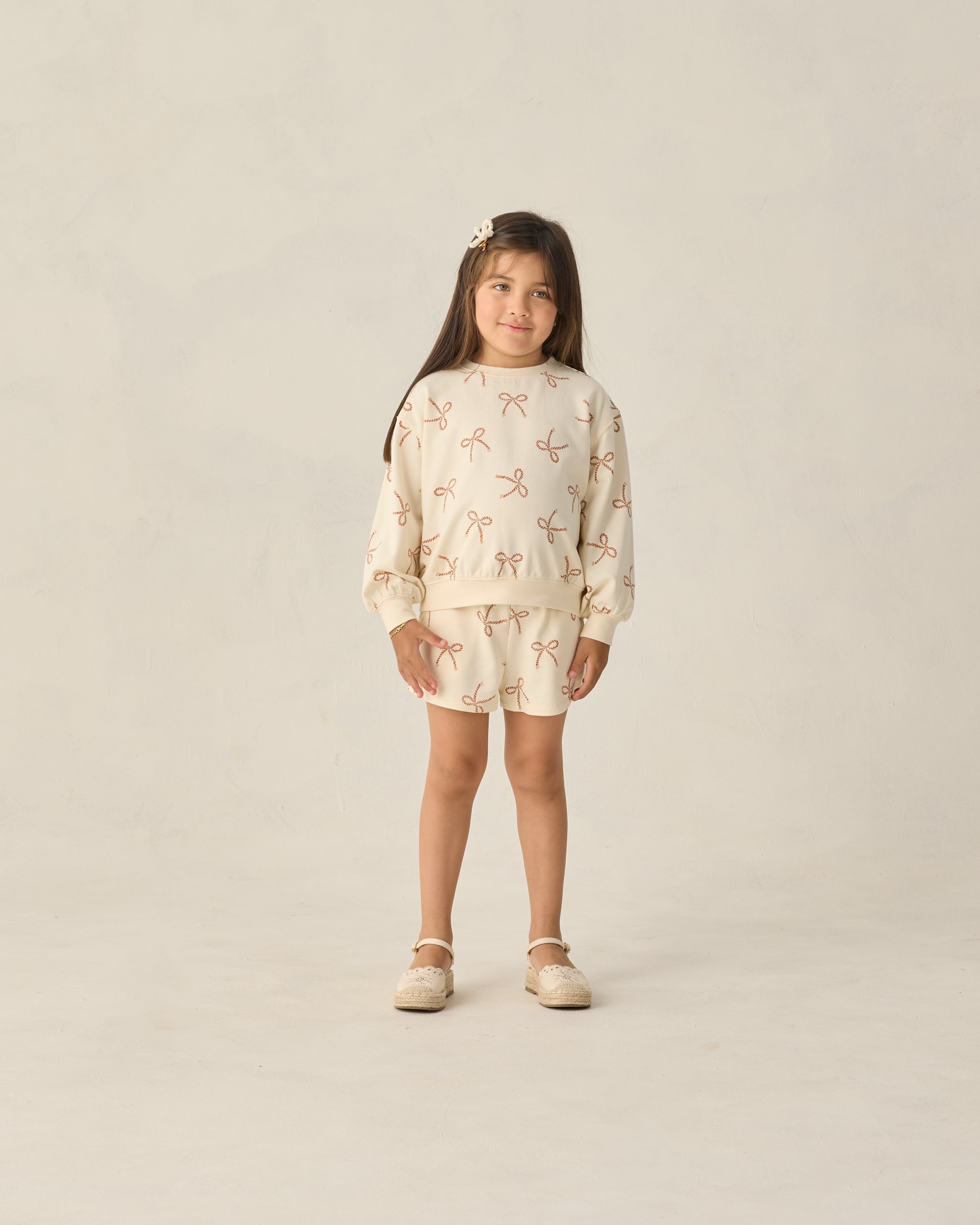 Summer Terry Set Sailor Bows - Rylee + Cru | Kids Clothes | Trendy Baby Clothes | Modern Infant Outfits |