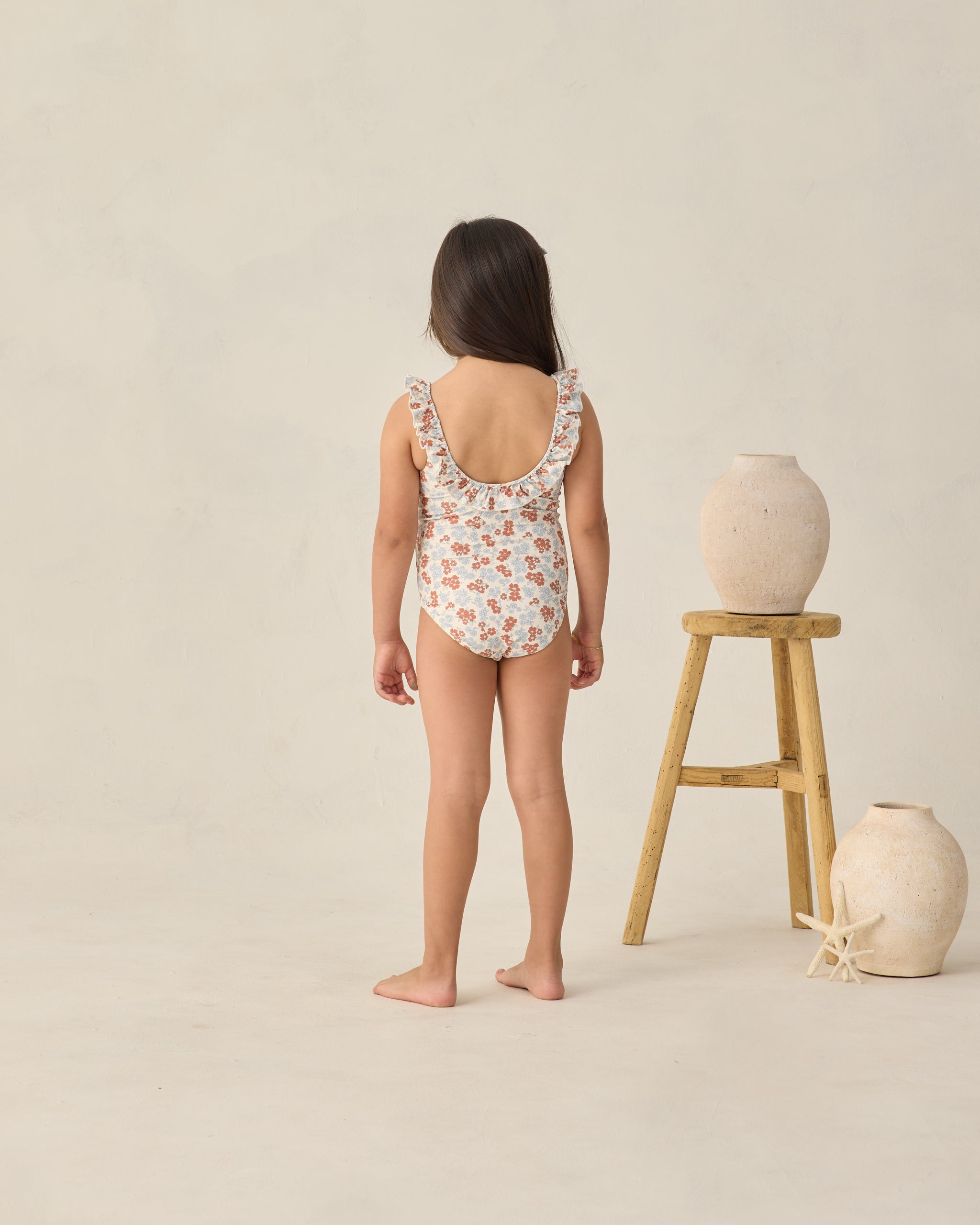 Giana One-Piece Americana Floral - Rylee + Cru | Kids Clothes | Trendy Baby Clothes | Modern Infant Outfits |