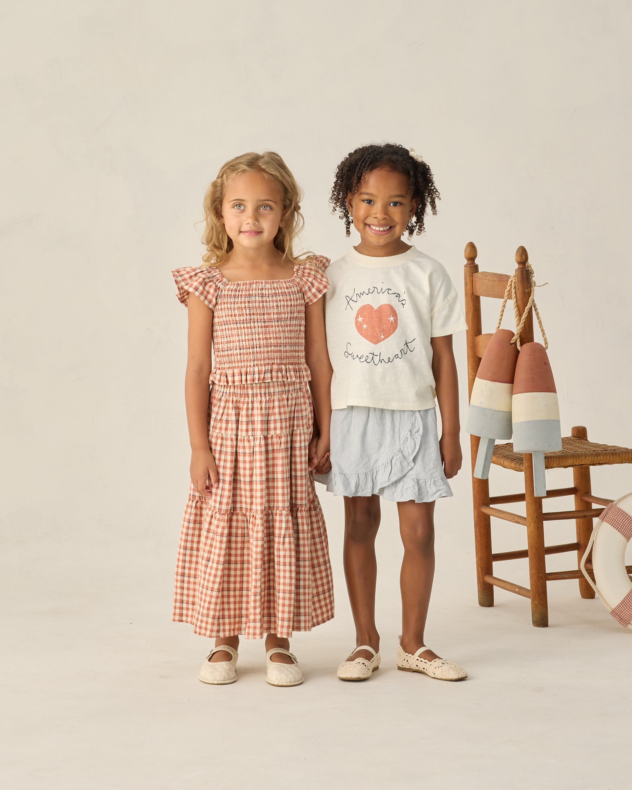 Boxy Tee Americas Sweetheart - Rylee + Cru | Kids Clothes | Trendy Baby Clothes | Modern Infant Outfits |