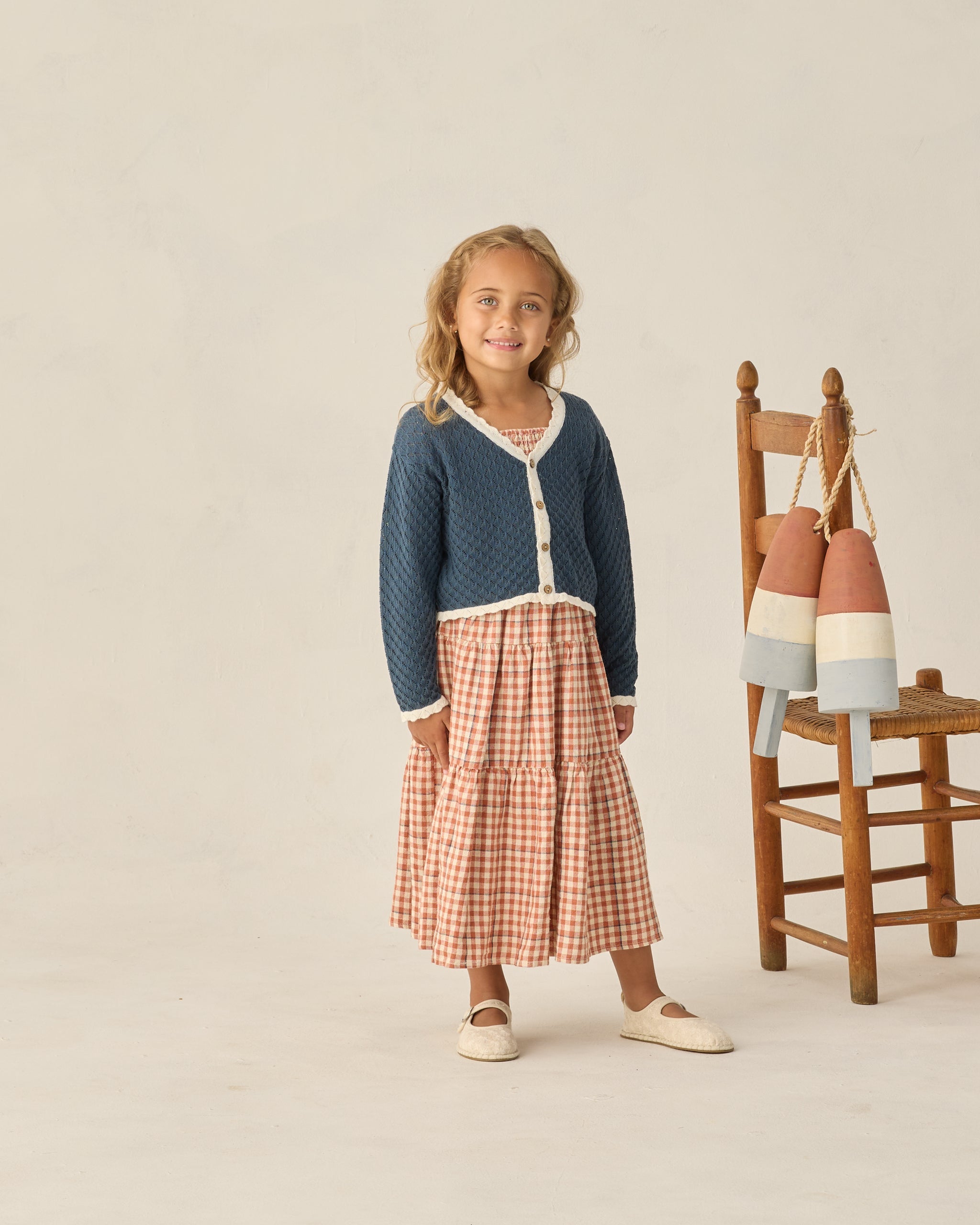 Ella Cardigan Navy - Rylee + Cru | Kids Clothes | Trendy Baby Clothes | Modern Infant Outfits |