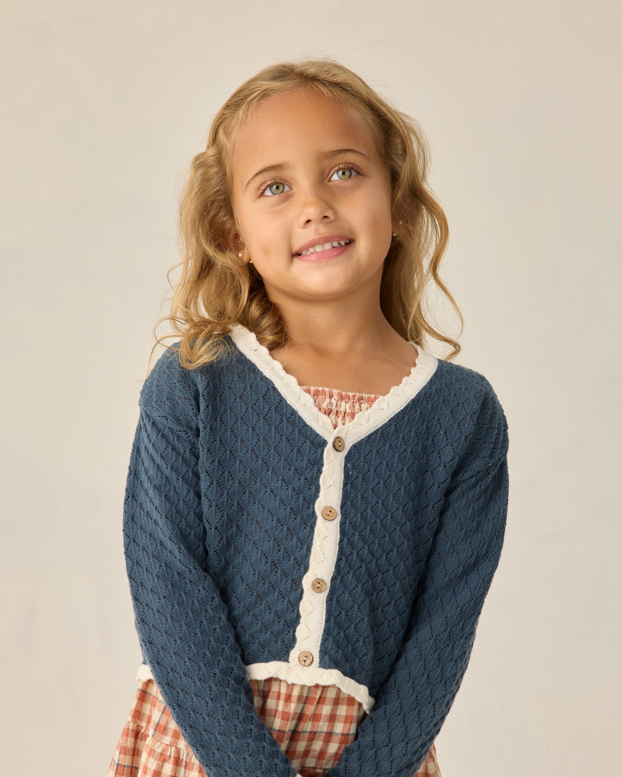 Ella Cardigan Navy - Rylee + Cru | Kids Clothes | Trendy Baby Clothes | Modern Infant Outfits |