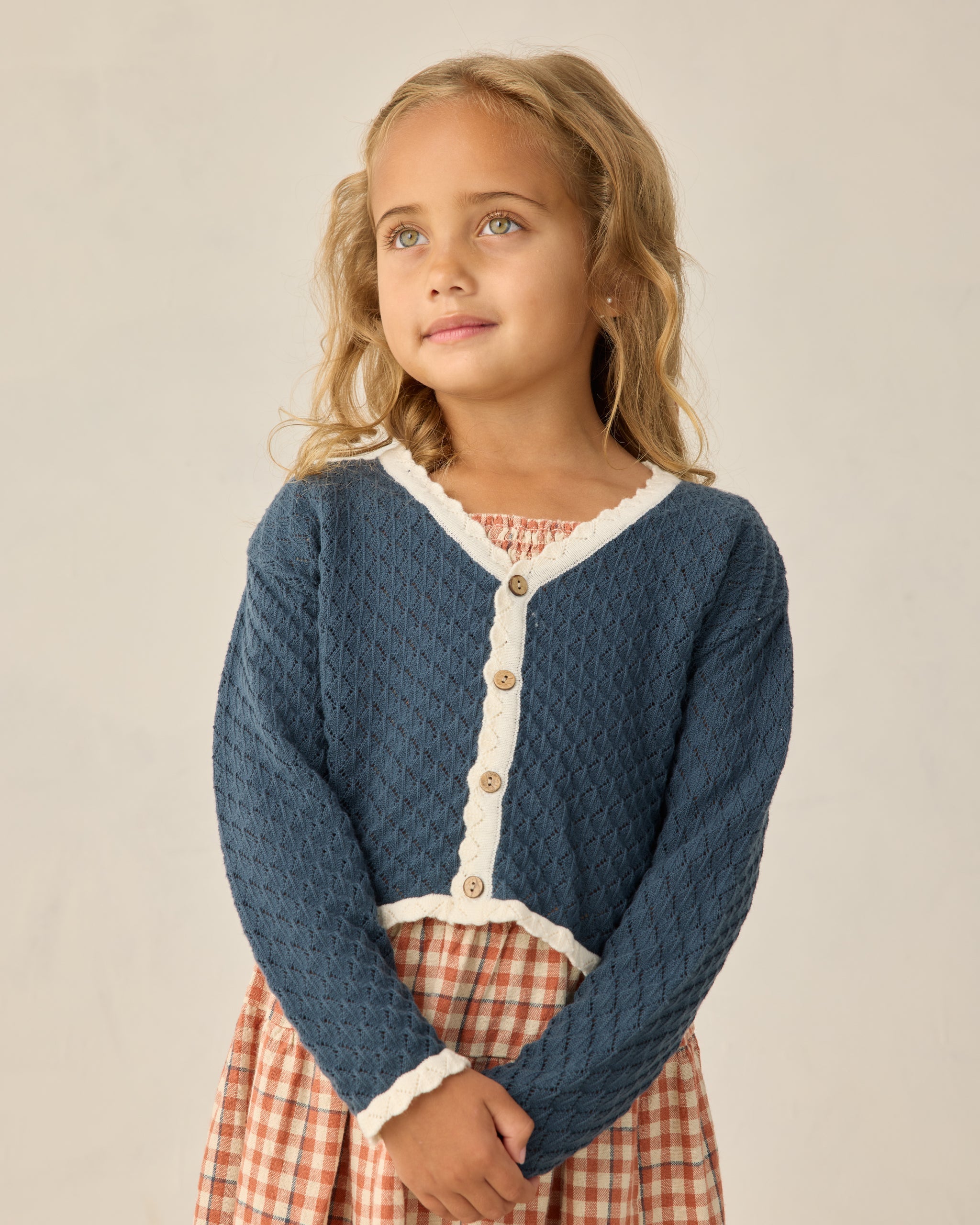 Ella Cardigan Navy - Rylee + Cru | Kids Clothes | Trendy Baby Clothes | Modern Infant Outfits |