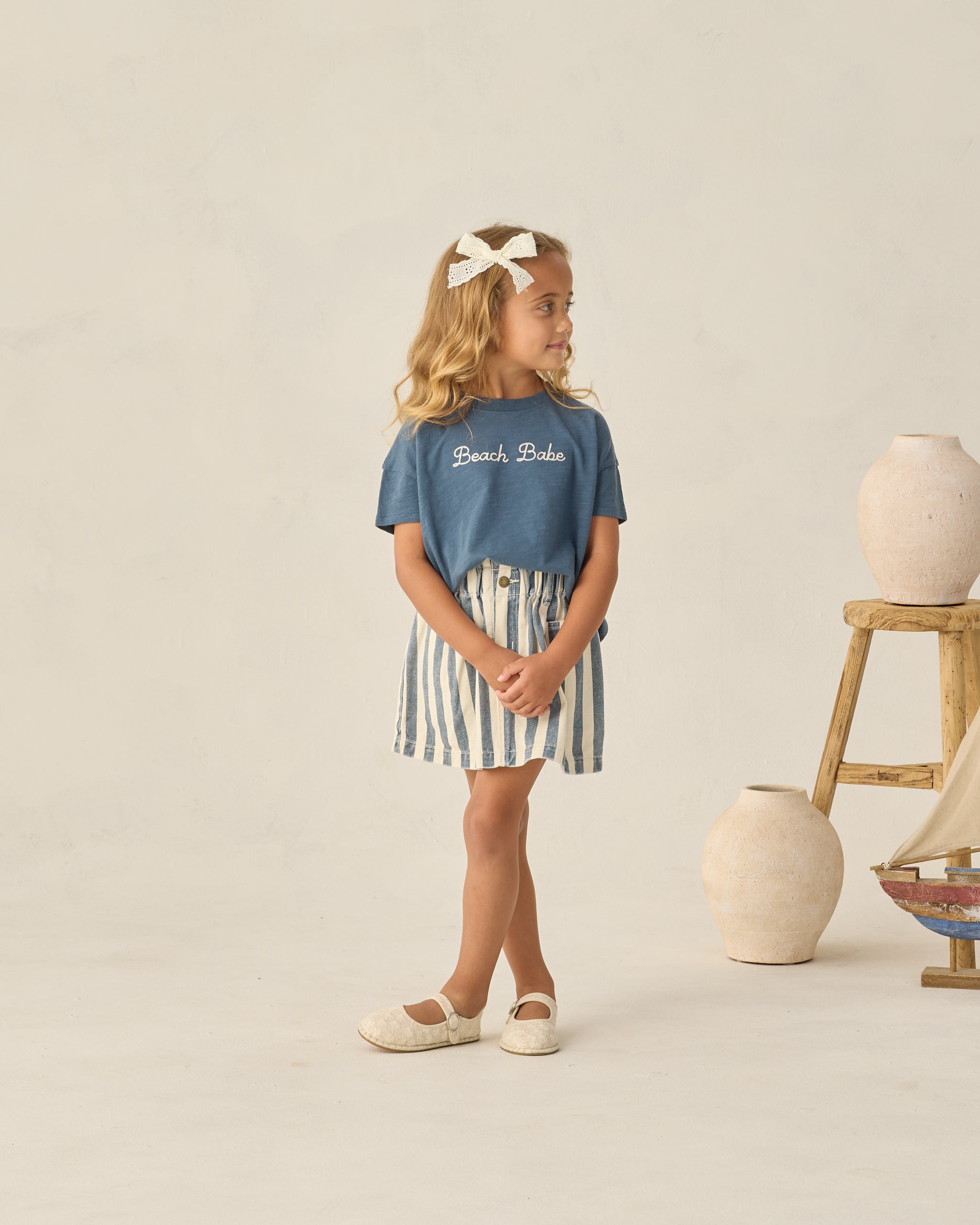 Boxy Tee Beach Babe - Rylee + Cru | Kids Clothes | Trendy Baby Clothes | Modern Infant Outfits |