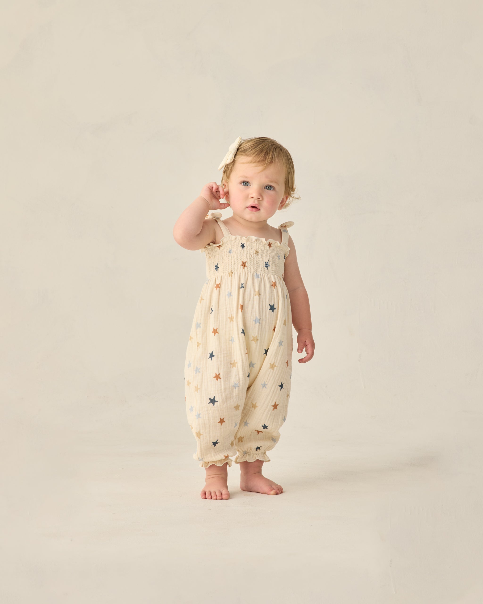 Sawyer Jumpsuit Stars - Rylee + Cru | Kids Clothes | Trendy Baby Clothes | Modern Infant Outfits |