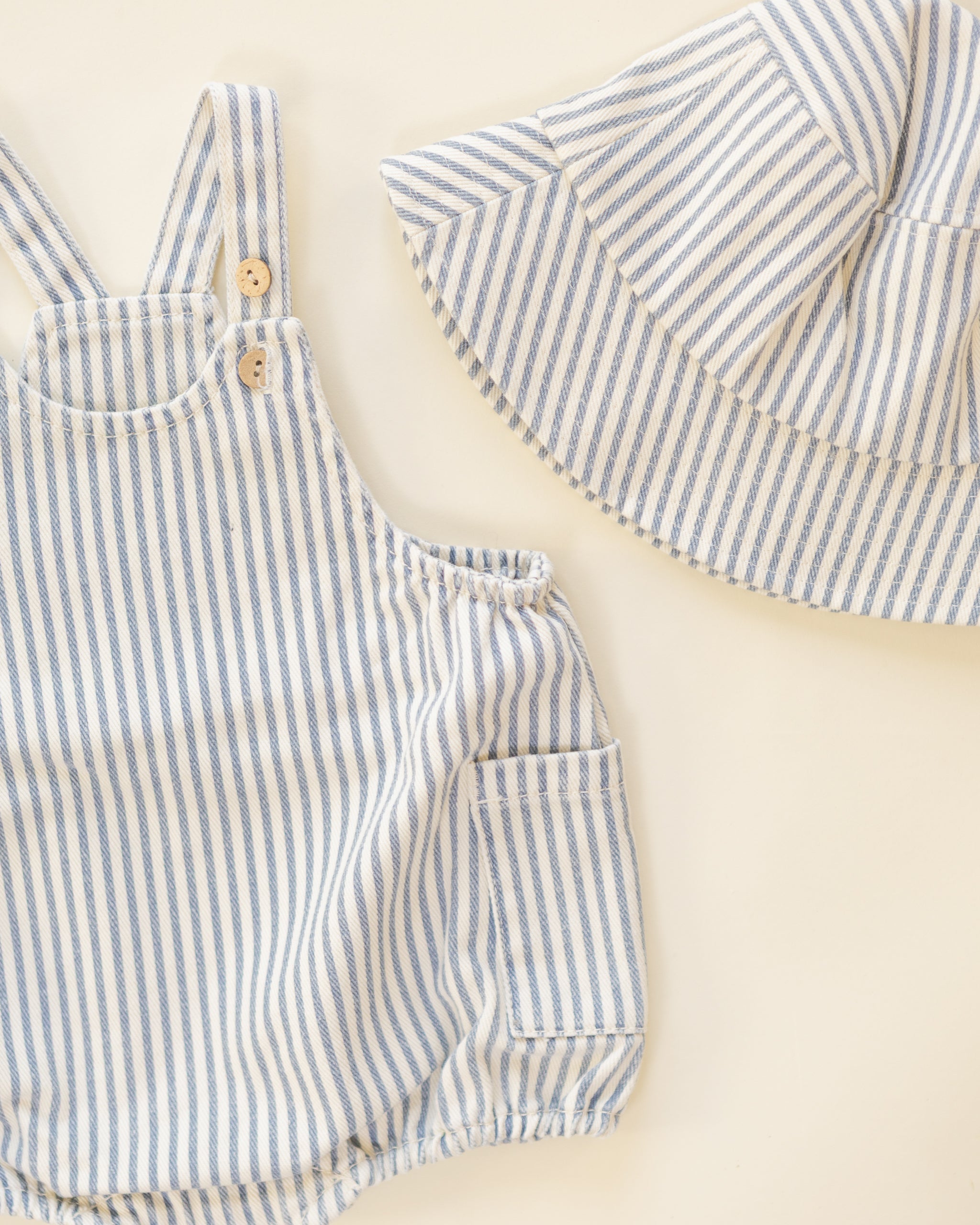 Lou Romper Railroad Stripe