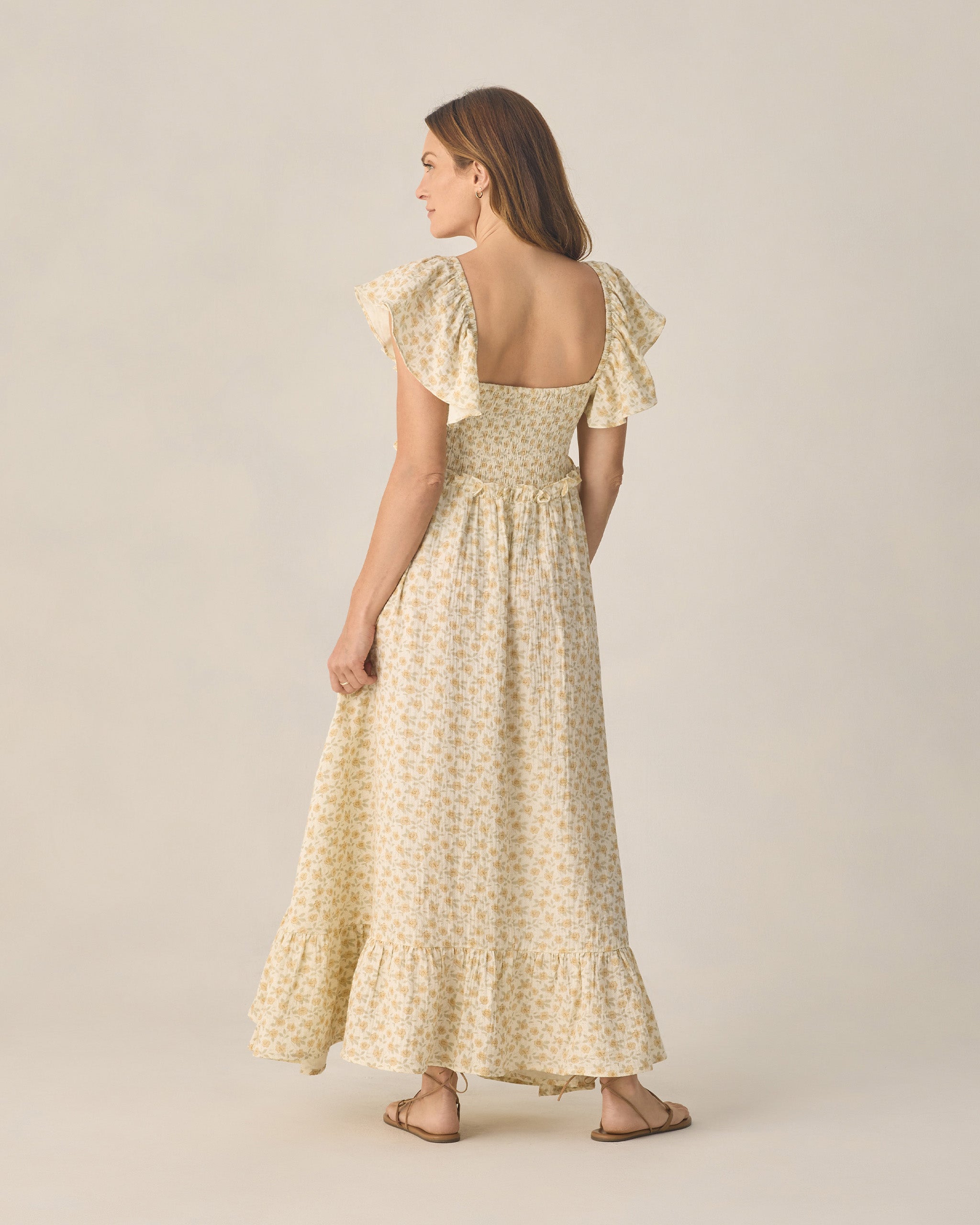 Women's Francesca Dress Yellow Floral